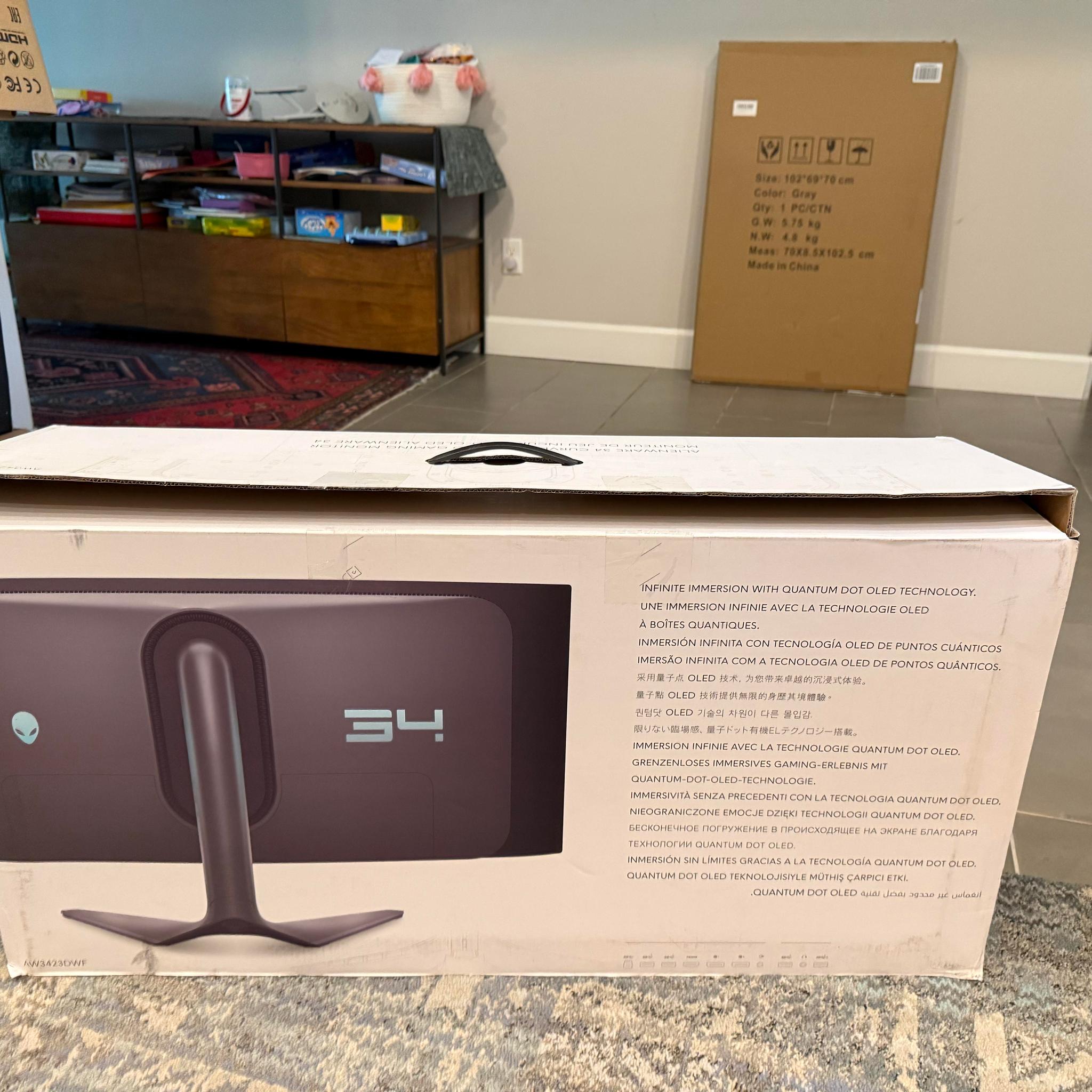 Alienware AW3423DWF Ultrawide OLED Gaming Monitor