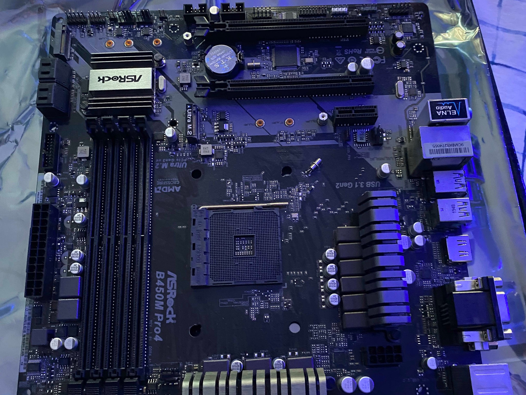 Used-ASRock B450M Pro4-Micro ATX