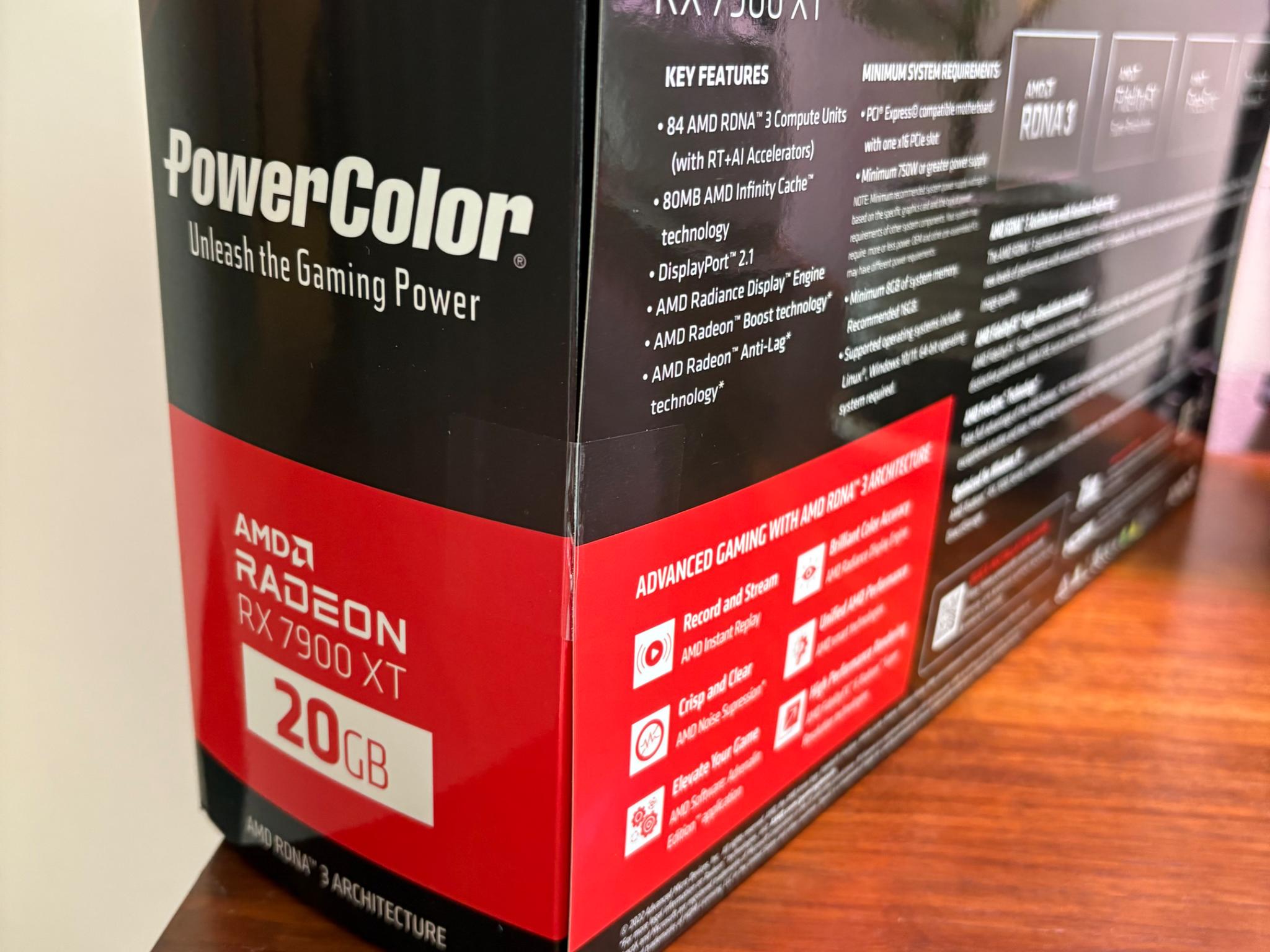 NEW RX 7900 XT - 20GB VRAM - PowerColor AMD Radeon (7900XT)