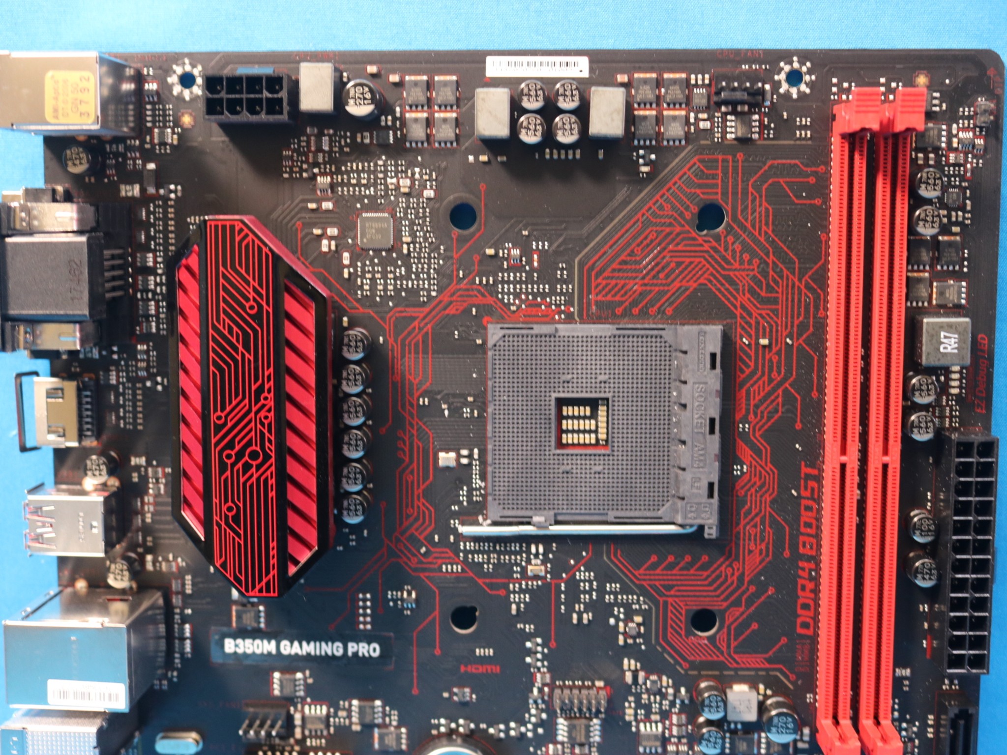 MSI B350M Gaming Pro AMD Socket AM4 DDR4 MicroATX Desktop Motherboard & I/O Shield MS-7A39 VER: 1.0