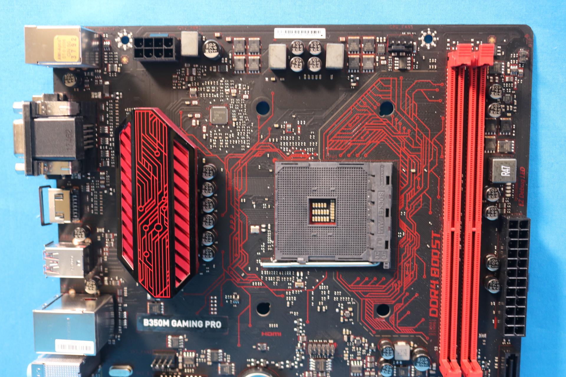 MSI B350M Gaming Pro AMD Socket AM4 DDR4 MicroATX Desktop Motherboard & I/O Shield MS-7A39 VER: 1.0