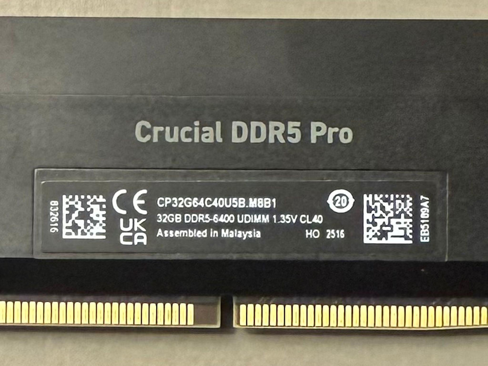 32GB DDR5 | 6400 MT/s CL40