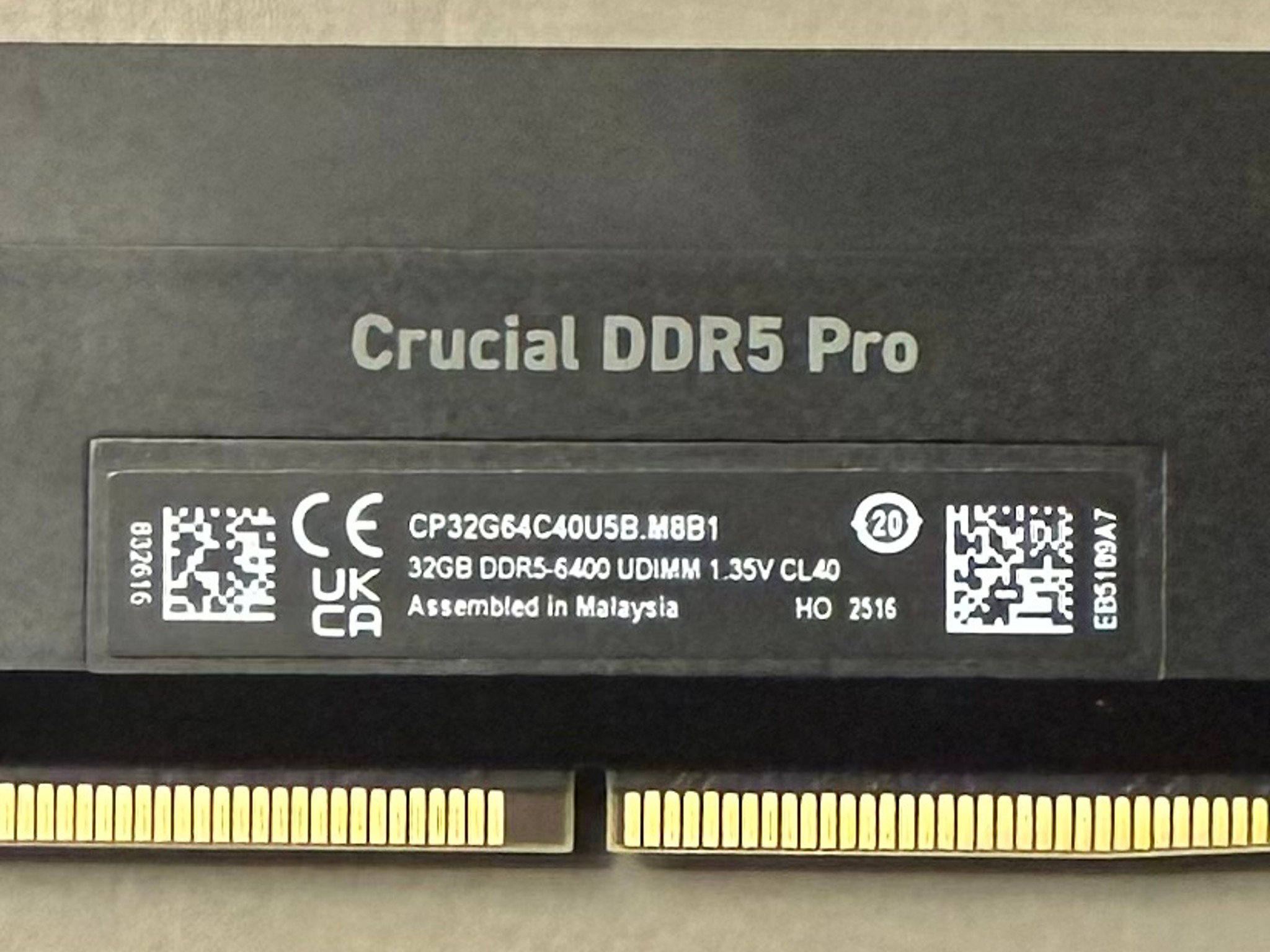 32GB DDR5 | 6400 MT/s CL40