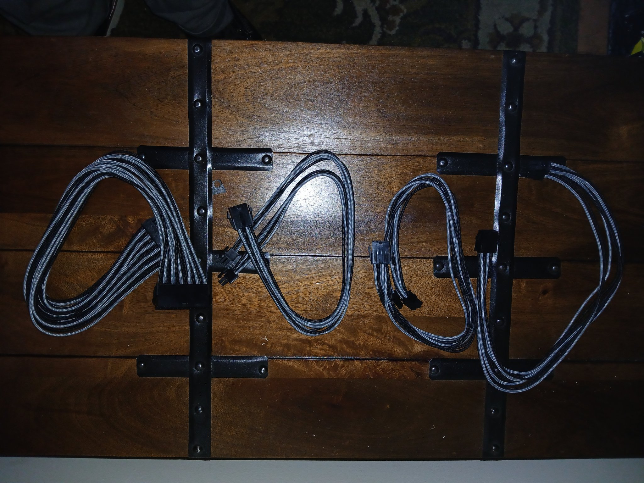 Phanteks Universal PC Power Cables Extension Kit - Black and Grey