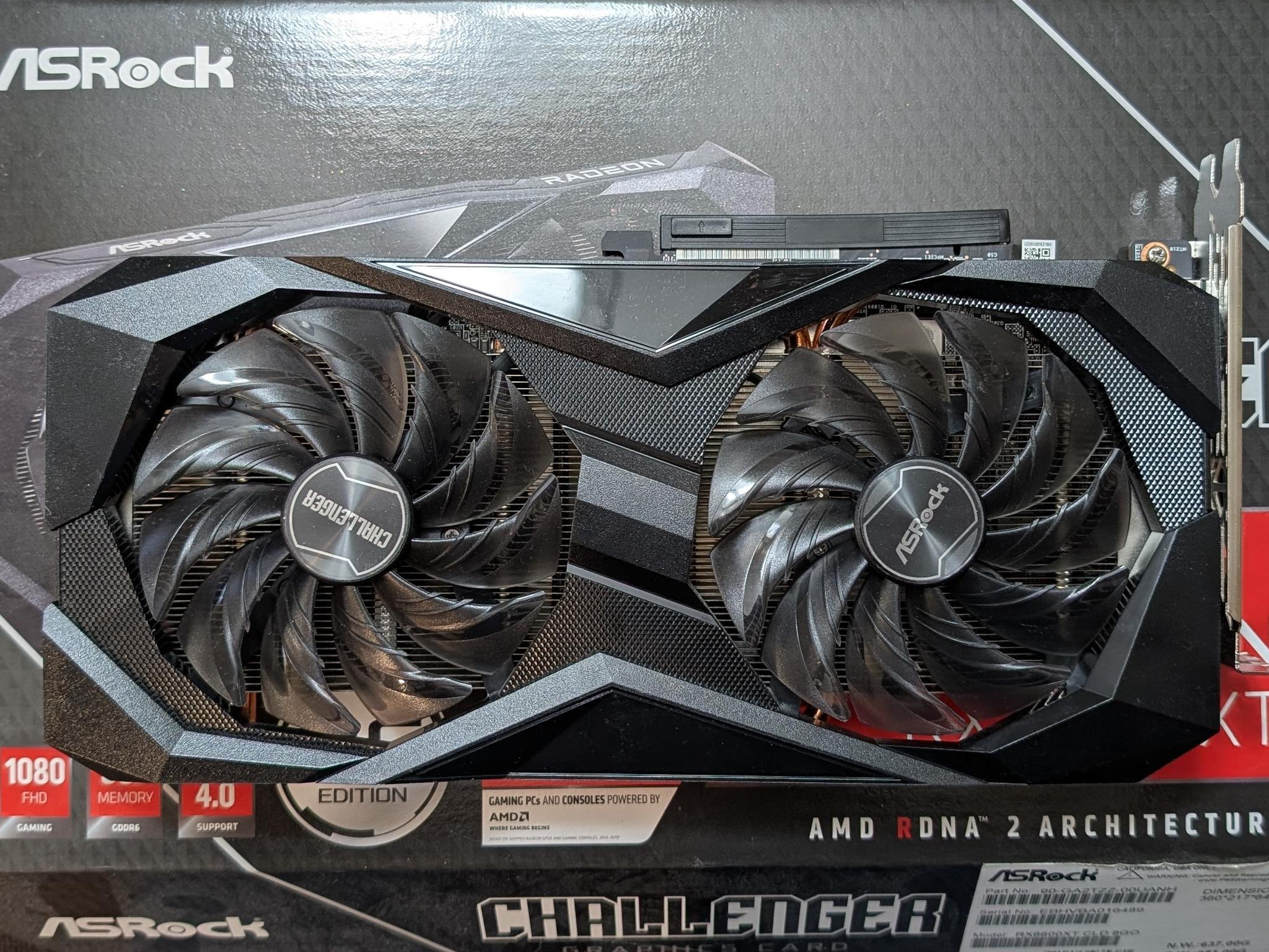 ASRock Challenger D OC Radeon RX 6600 XT