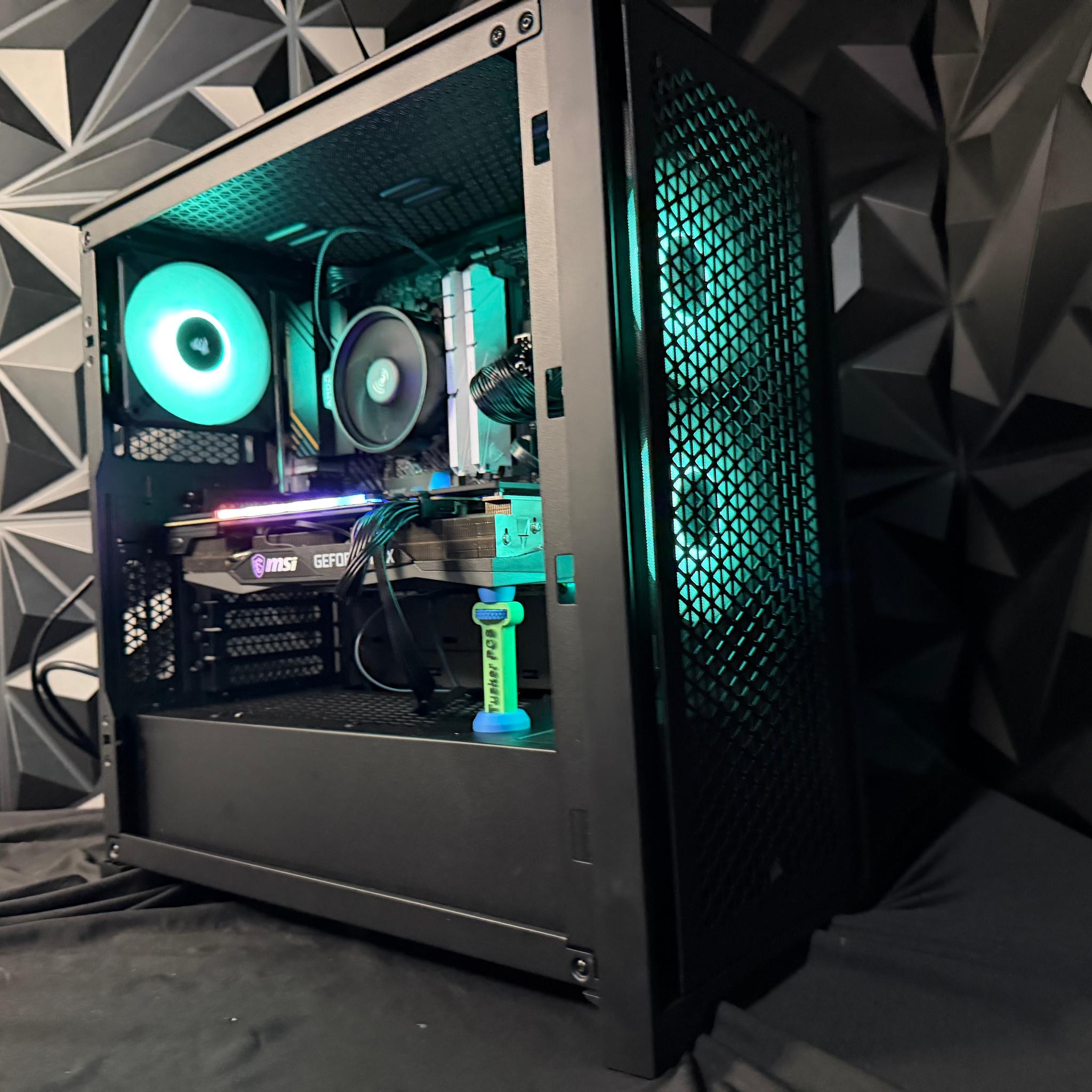⚡🖤 The Dark & Stormy 🌩️💨 Ryzen 5 5500| RTX 3070| 32 GB DDR4| 1 TB NVMe