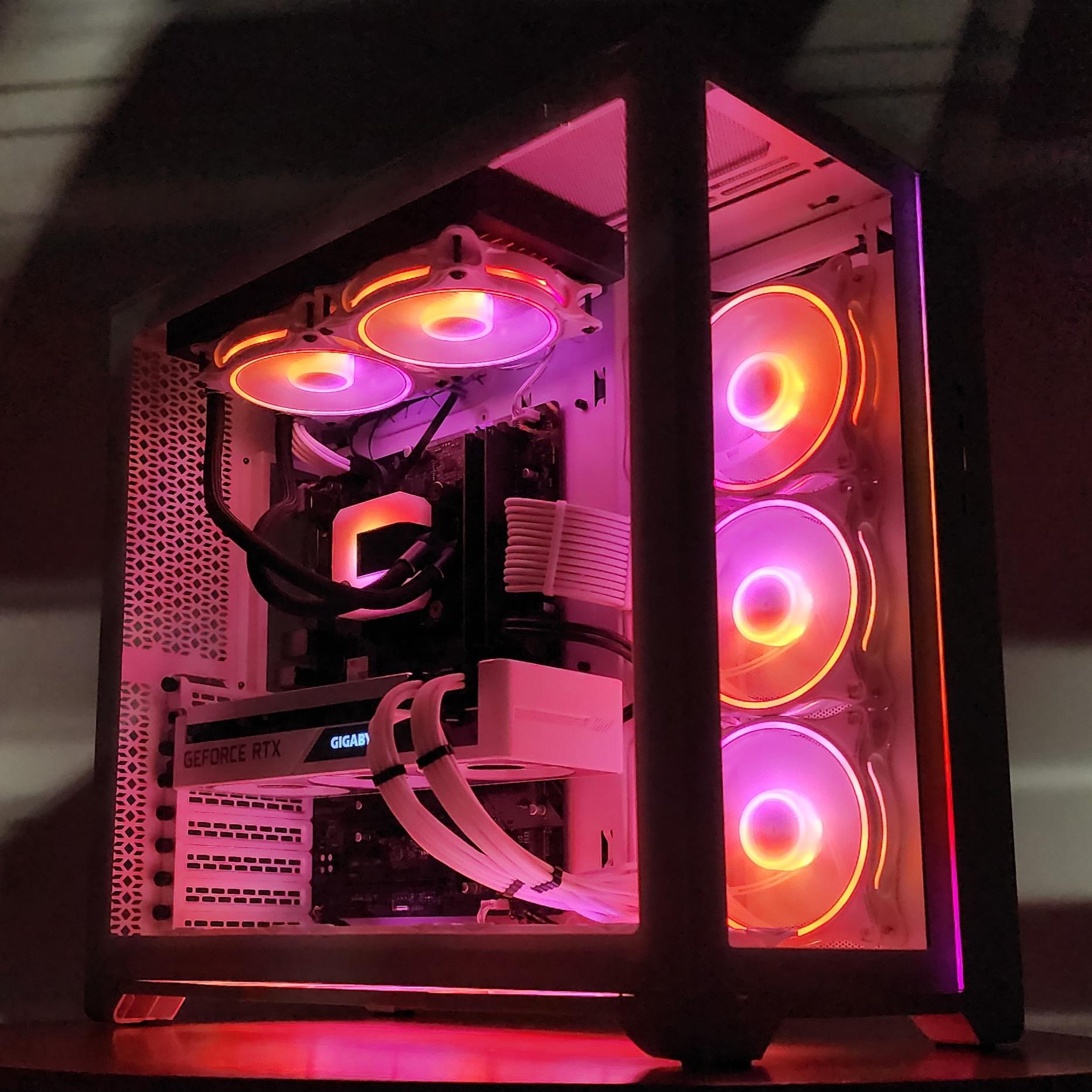Gaming PC i7-9700K 16GB RAM 1TB SSD RTX 3070 8GB Windows 11 Computer