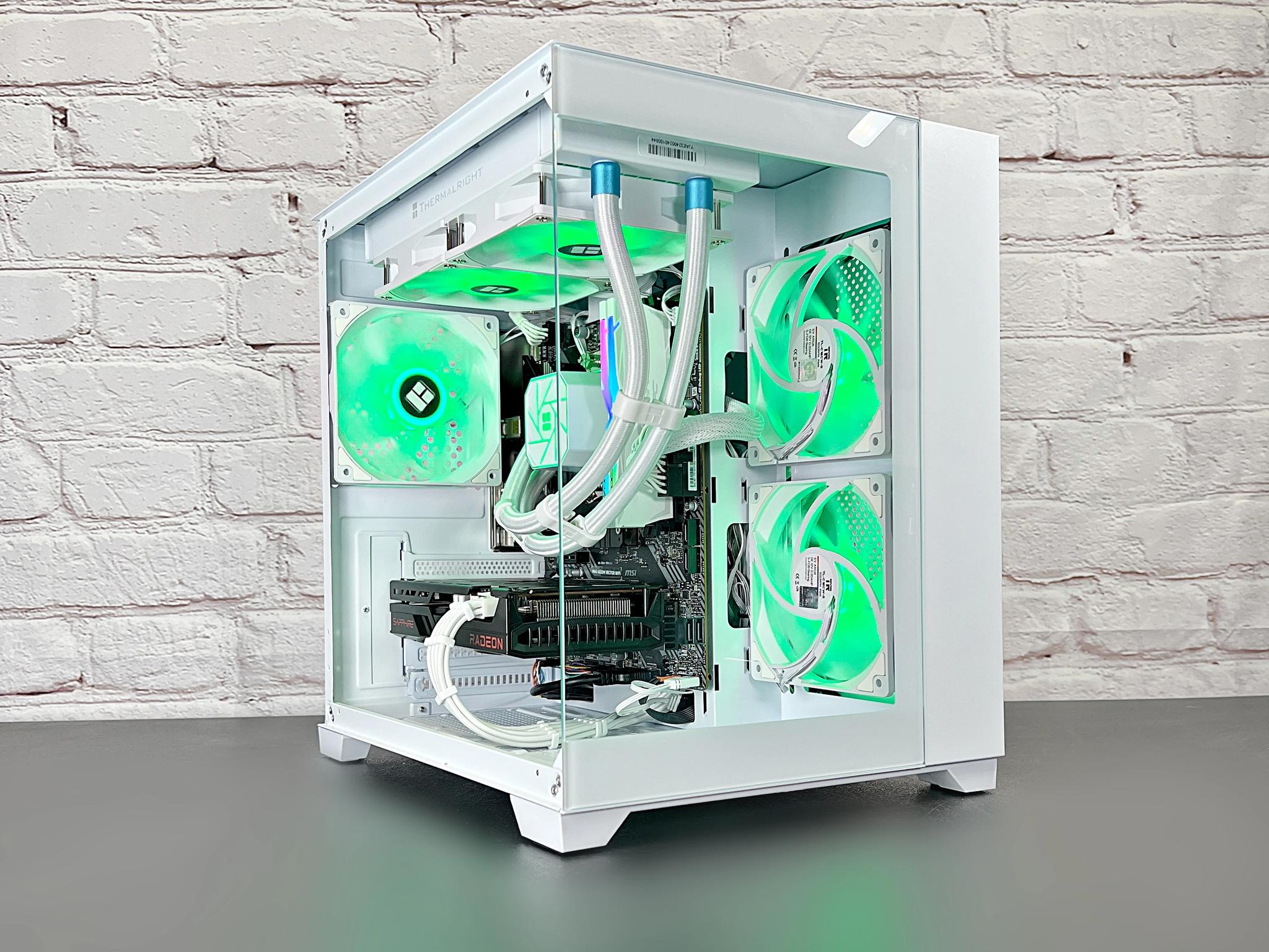 Liquid Cooled Ryzen 5 3600 RX 6600 16GB RAM 1TB M.2  Window 11 Gaming PC