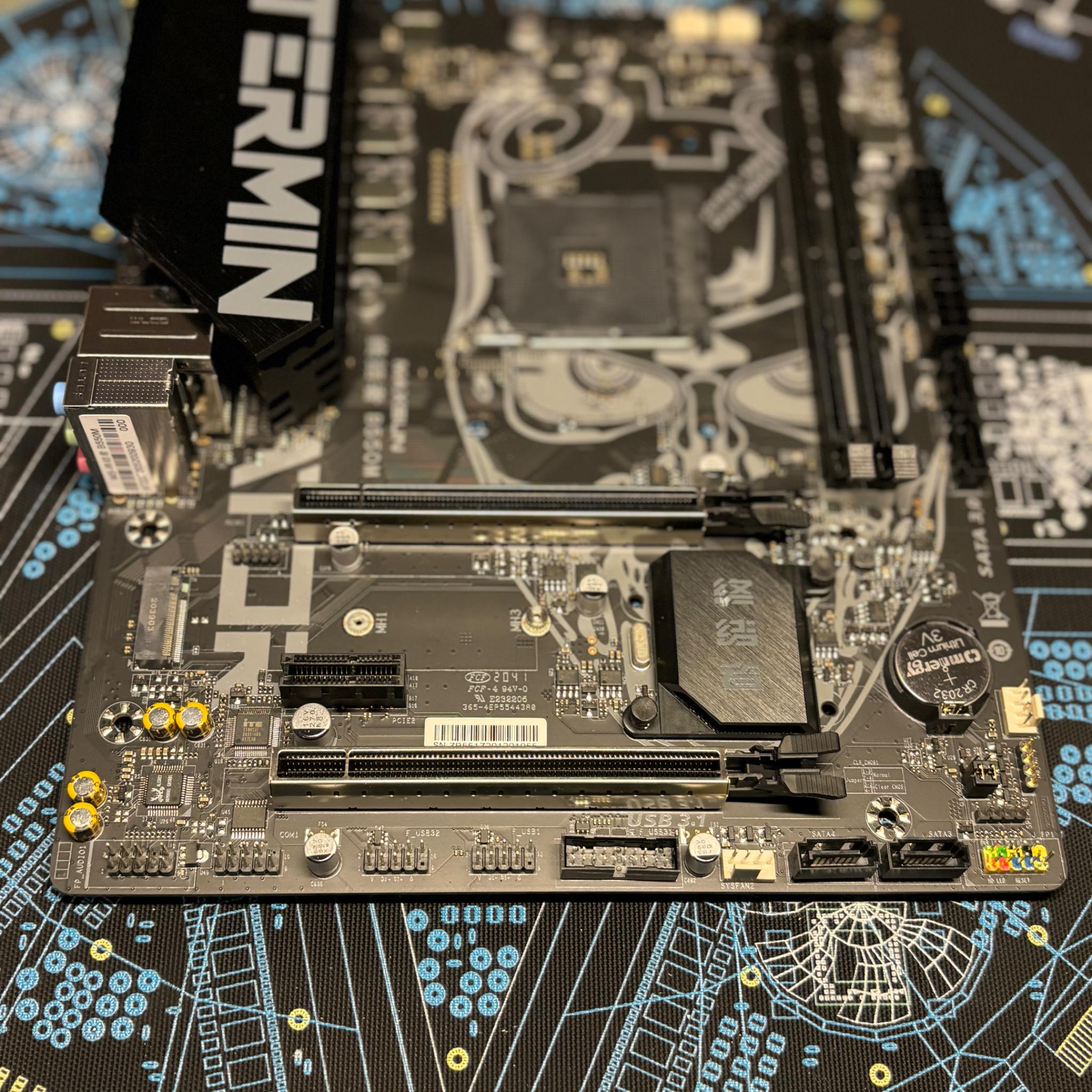 Maxsun Terminator B550M Micro-ATX Ryzen AMD AM4 Motherboard With I/O Shield