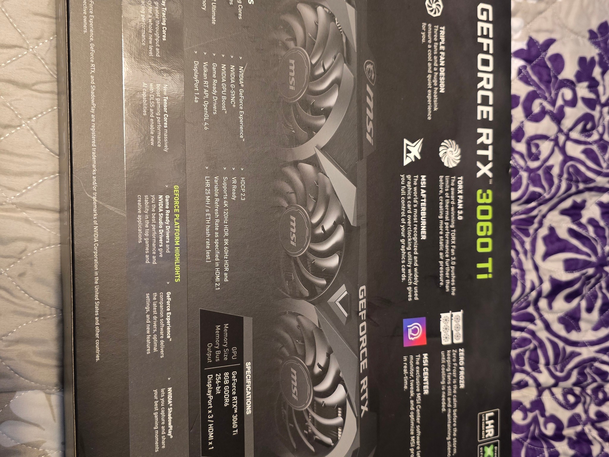 MSI VENTUS 3X GeForce RTX 3060 Ti