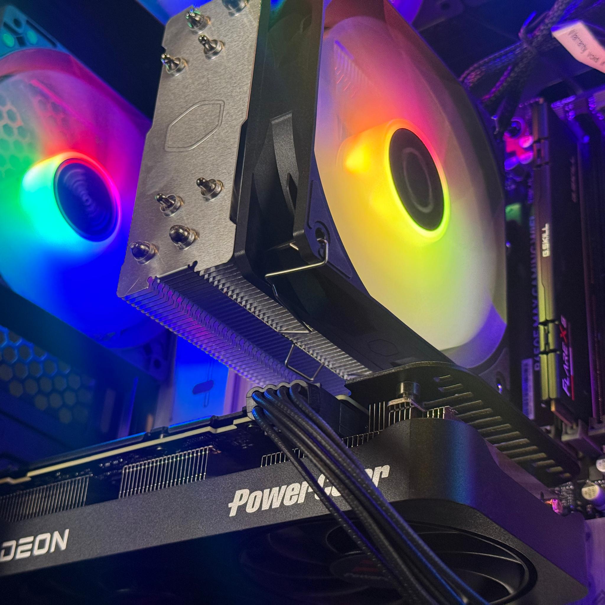 🌌🟣 GALACTIC Gaming PC | RX 9060 XT 16GB | Ryzen 5 9600x | 16GB | 1TB NVME | Free Shipping