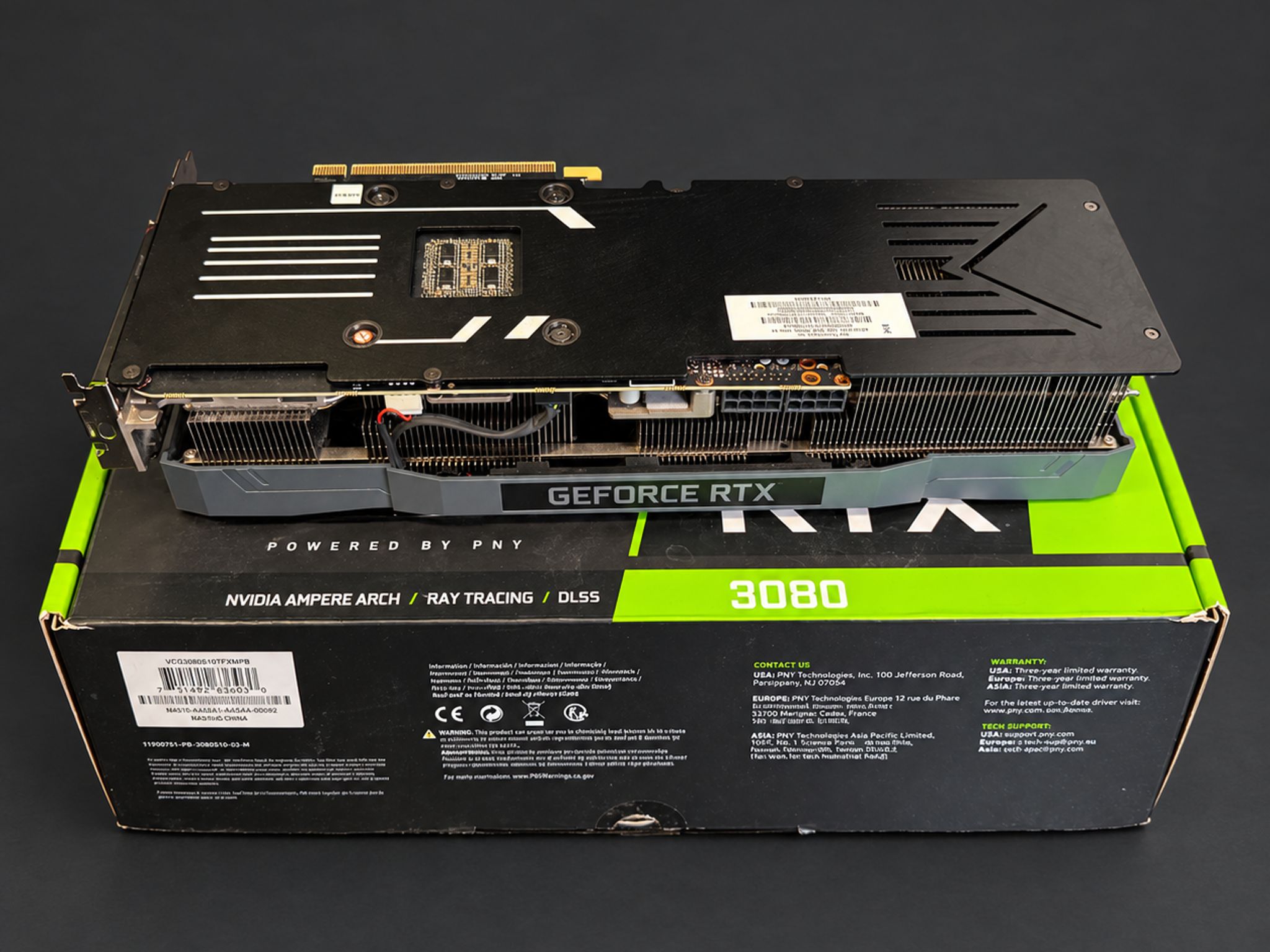 PNY GeForce RTX 3080 10GB XLR8 Gaming UPRISING EPIC-X RGB Triple Fan Edition