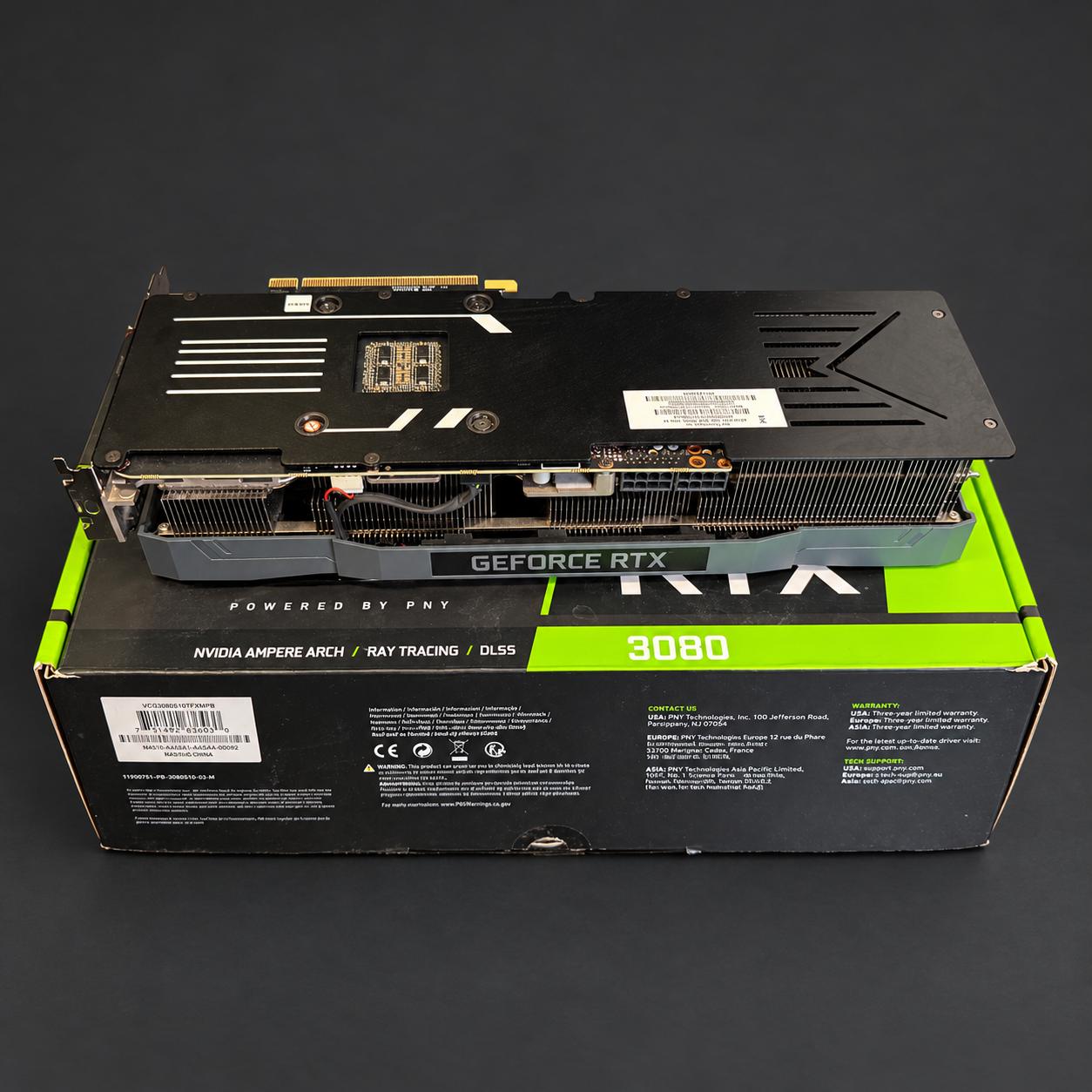 PNY GeForce RTX 3080 10GB XLR8 Gaming UPRISING EPIC-X RGB Triple Fan Edition