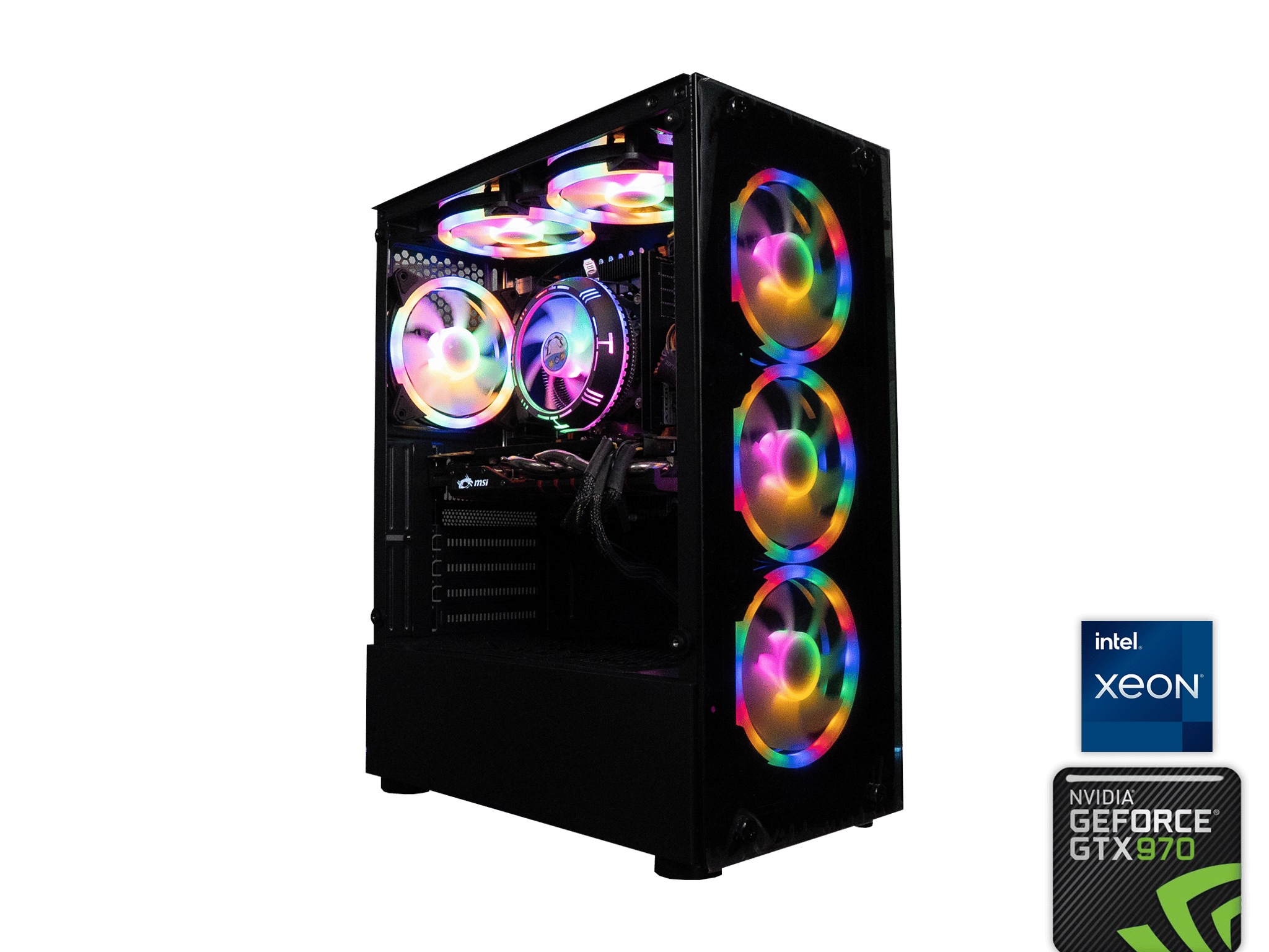 🍬🌠 BUDGET - FORTNITE Ready GAMING PC | MSI GTX 970 OC | INTEL XEON E5-2630V4 | 16GB DDR4 RAM | 1TB