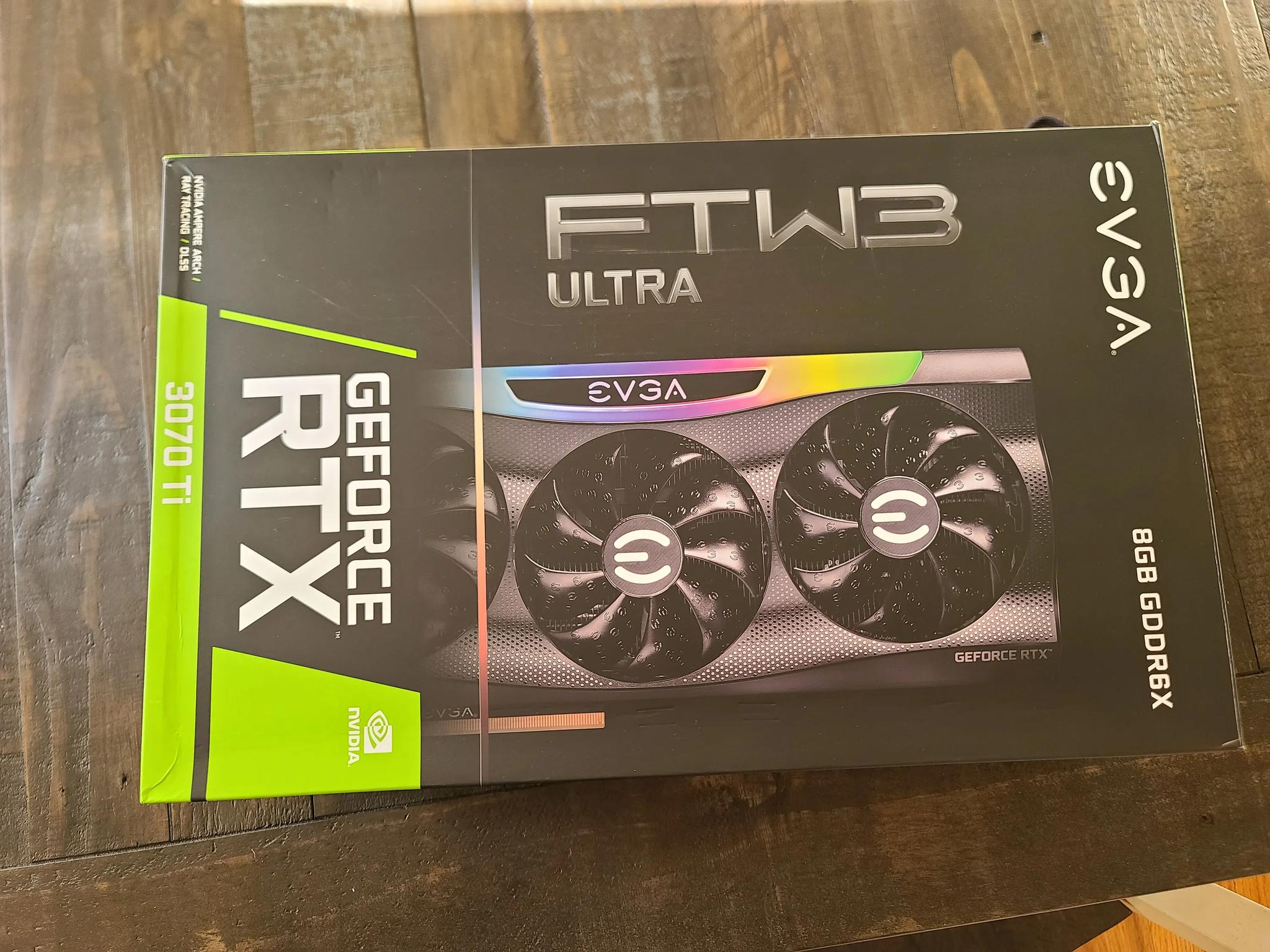 EVGA GeForce RTX 3070 Ti FTW3 ULTRA!!