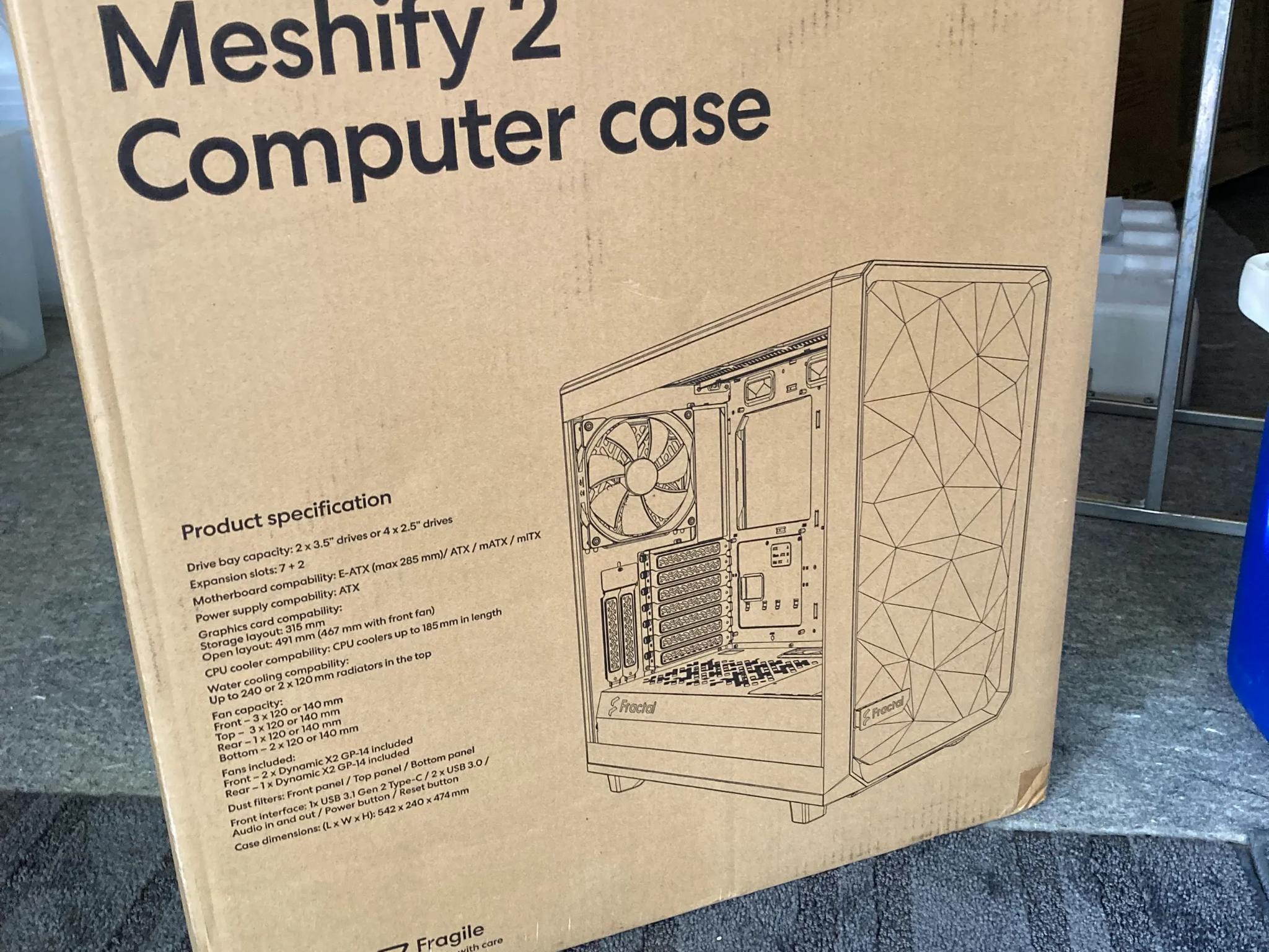 On Sale! Meshify 2 (White) with Noctua Chromax Fans!