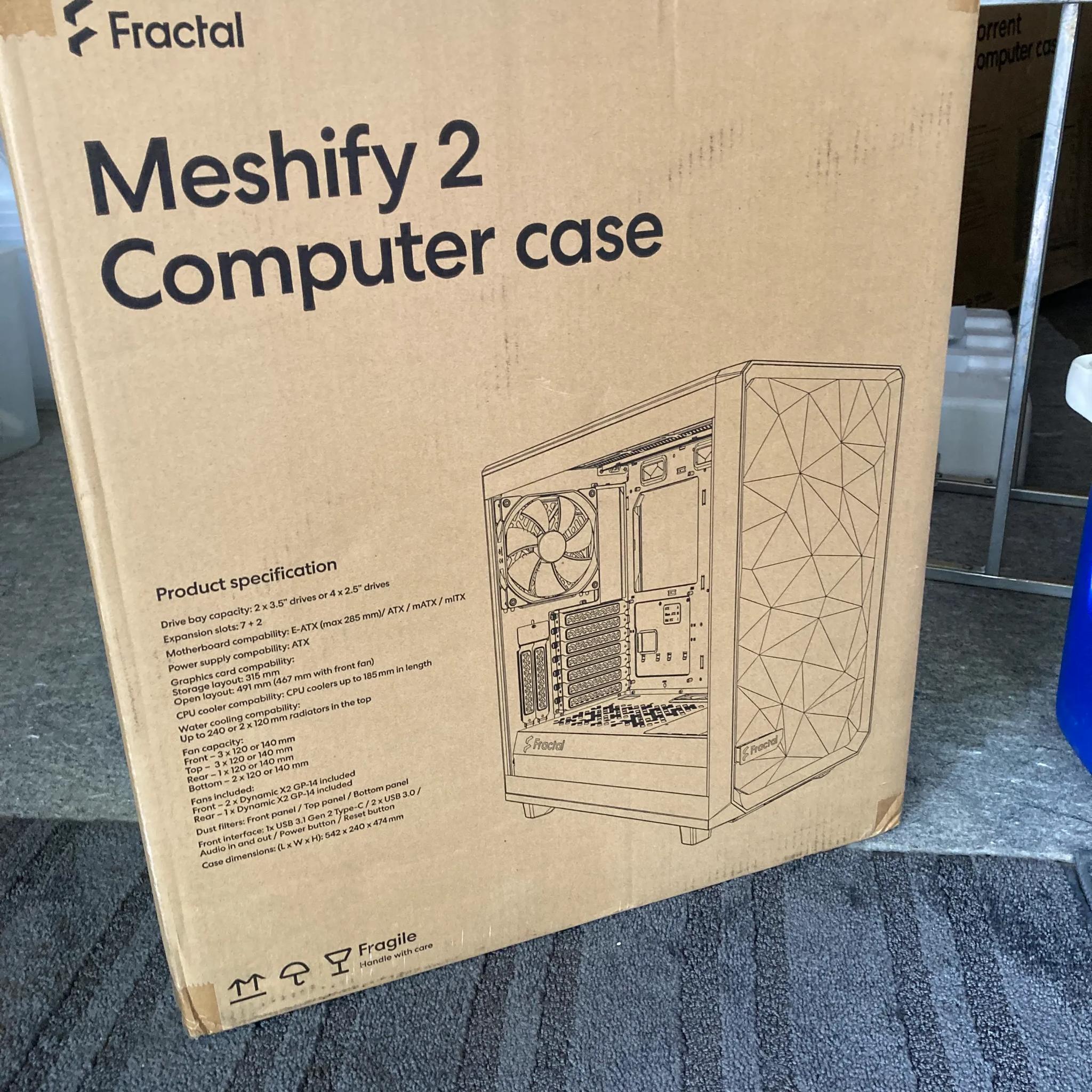 On Sale! Meshify 2 (White) with Noctua Chromax Fans!