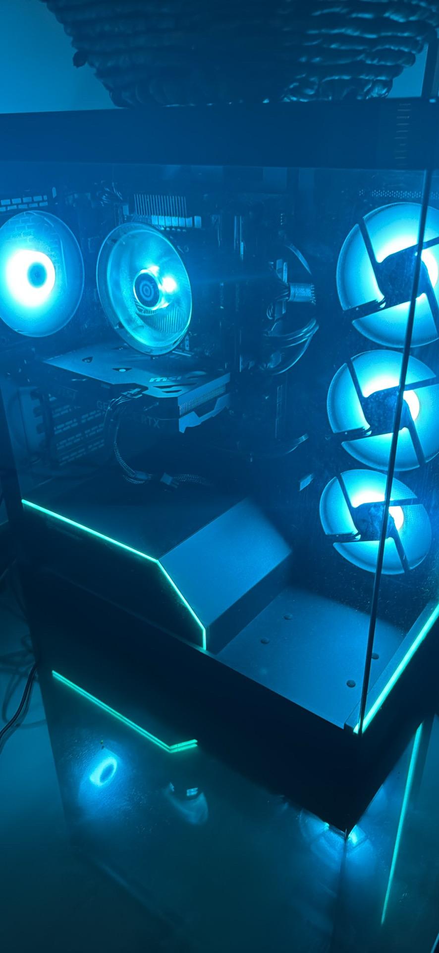 Custom Gaming PC Build Budget-mid Range 1440p MONSTER COMES WITH MOUSE AND KEYBOARD  (black, no ssd)