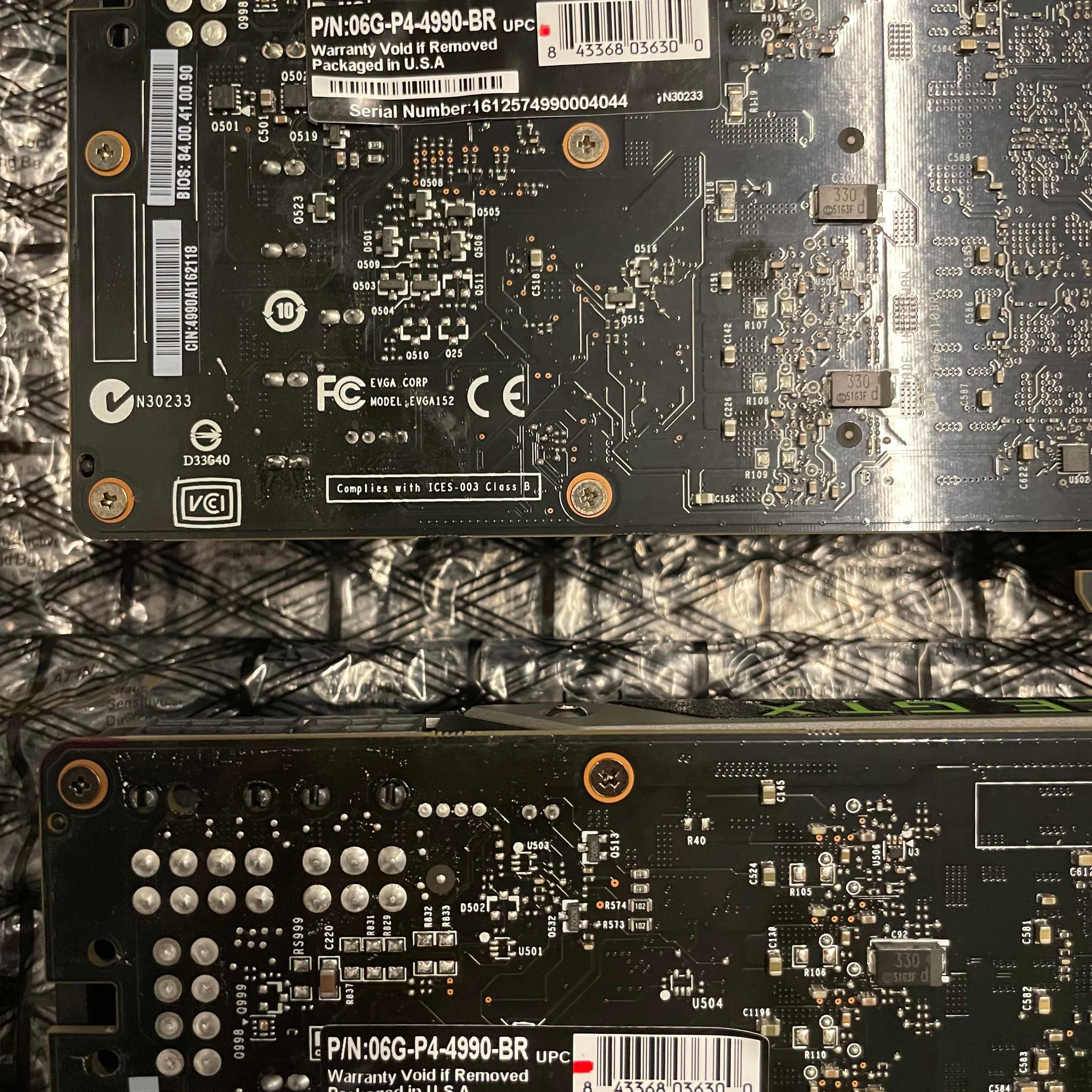 EVGA Geforce GTX 980Ti 6GB GDDR5, Blower, 4qty