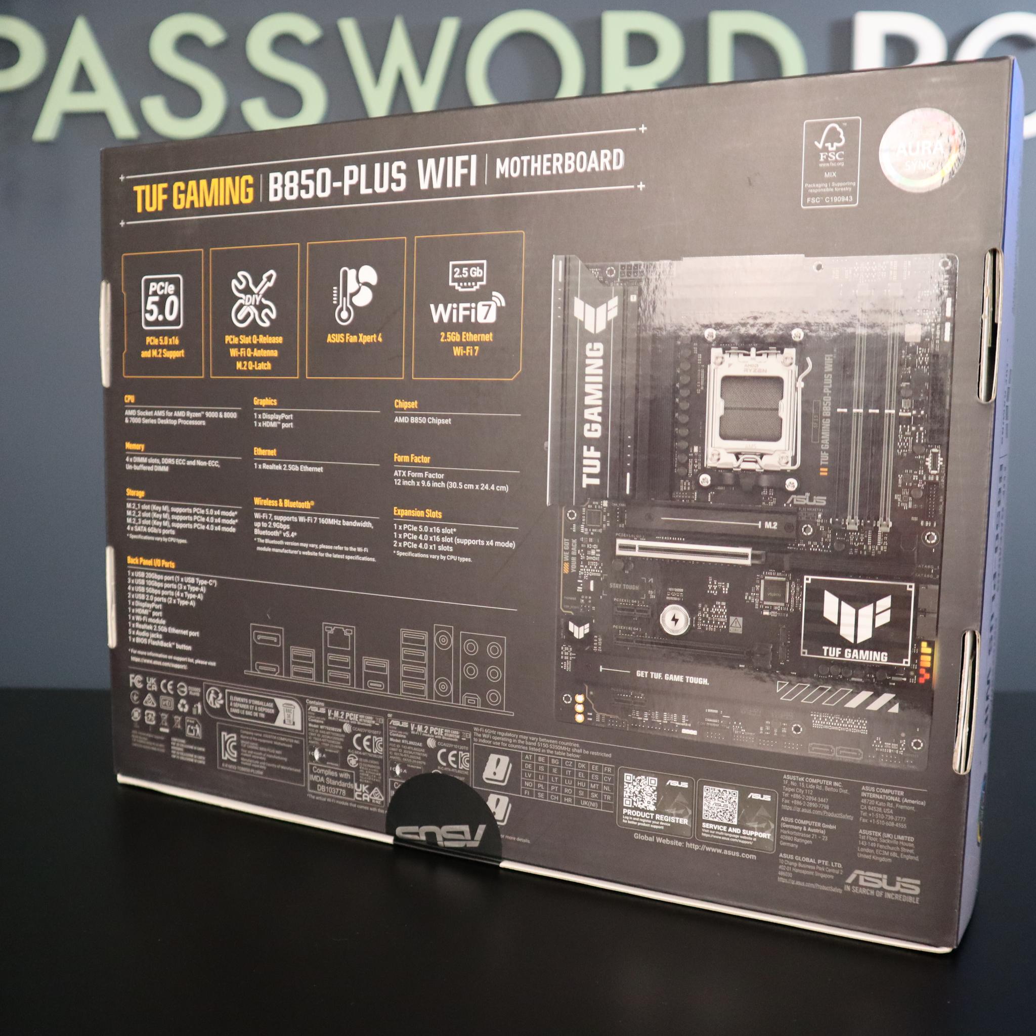 ASUS TUF GAMING B850-PLUS WIFI
