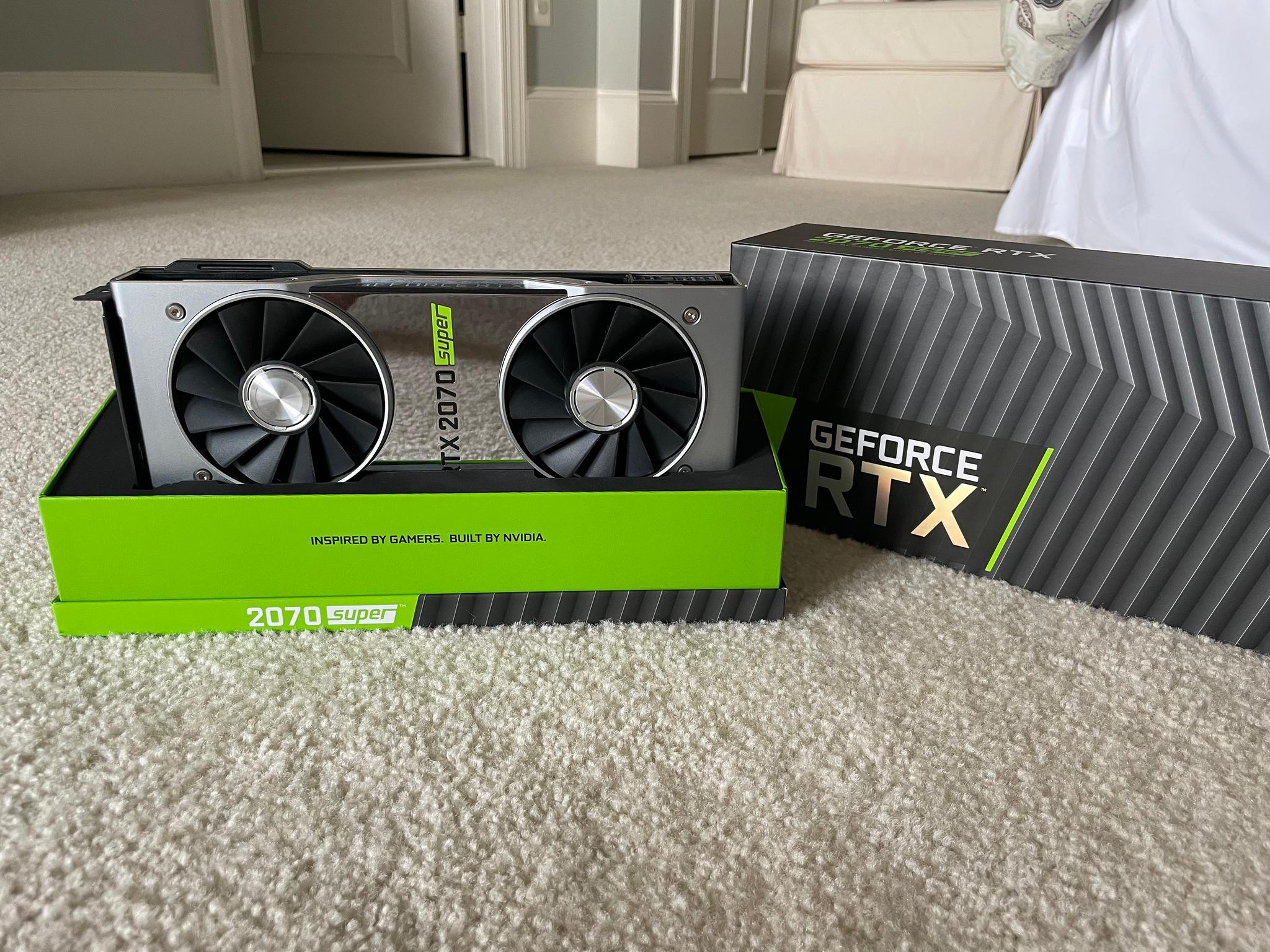 Like New Nvidia RTX 2070 SUPER Founder’s Edition with Box!