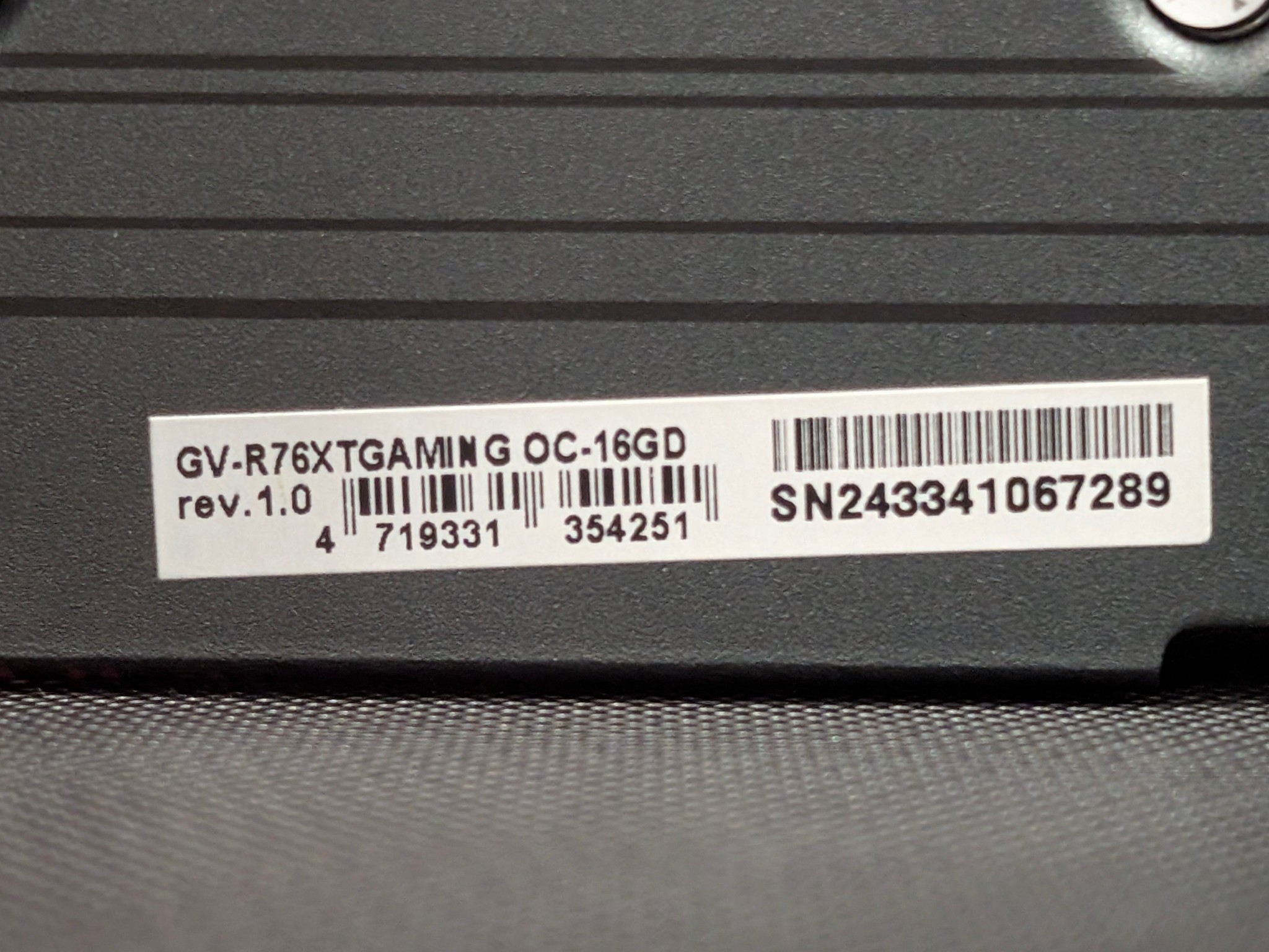Gigabyte Radeon RX 7600 XT GAMING OC 16GB