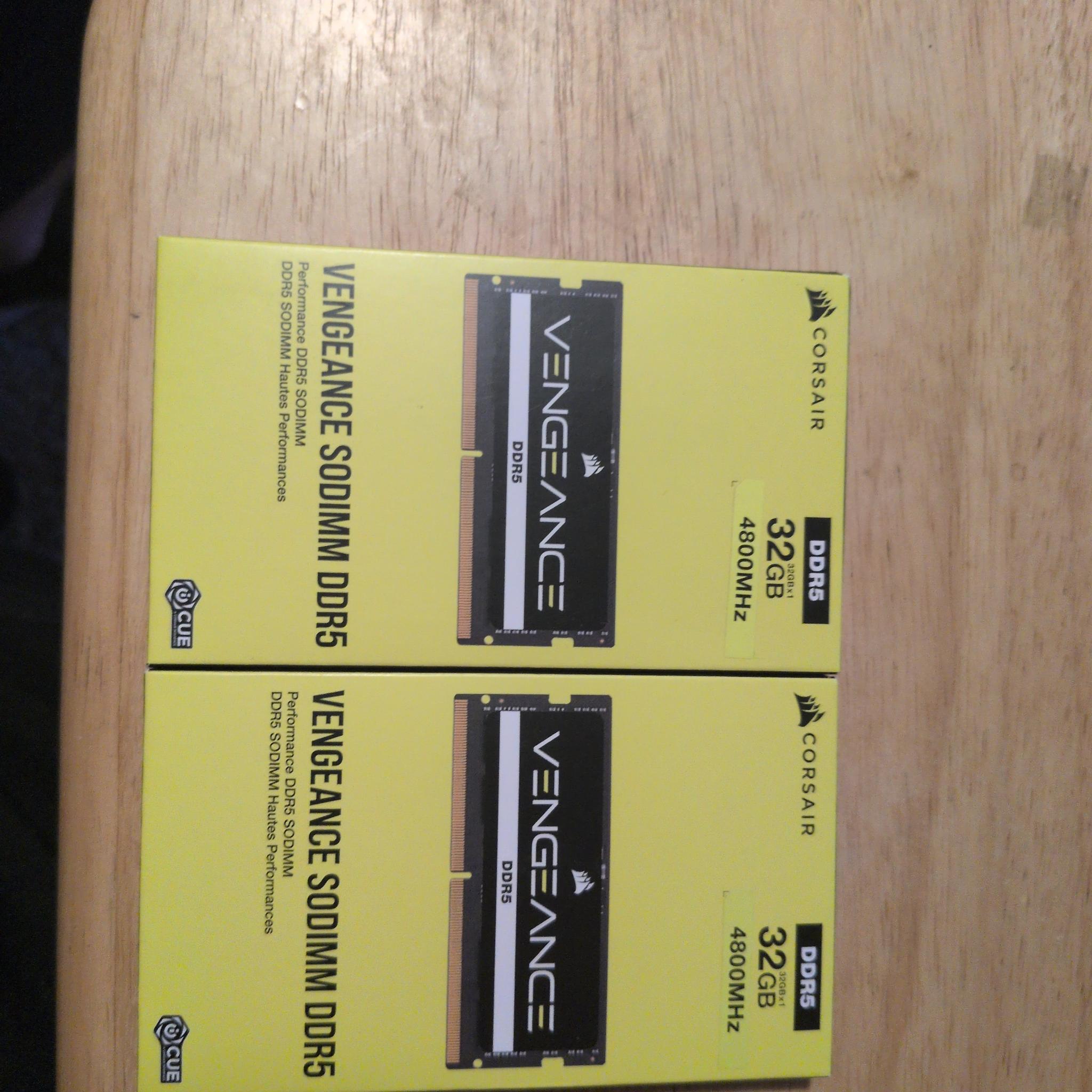 Corsair vengeance 64gb ddr5 ram