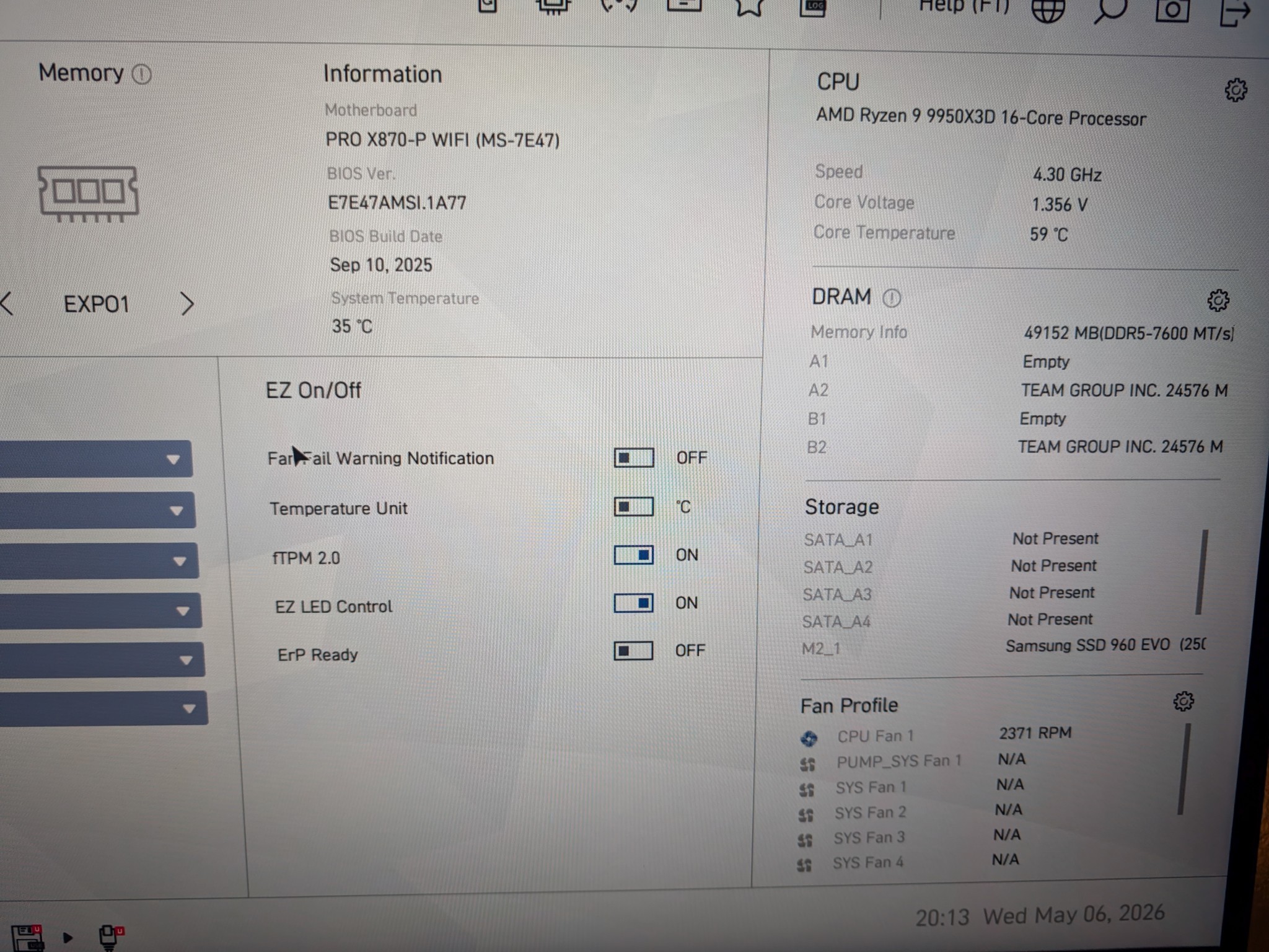 9950X3D CPU + X870 Motherboard Bundle