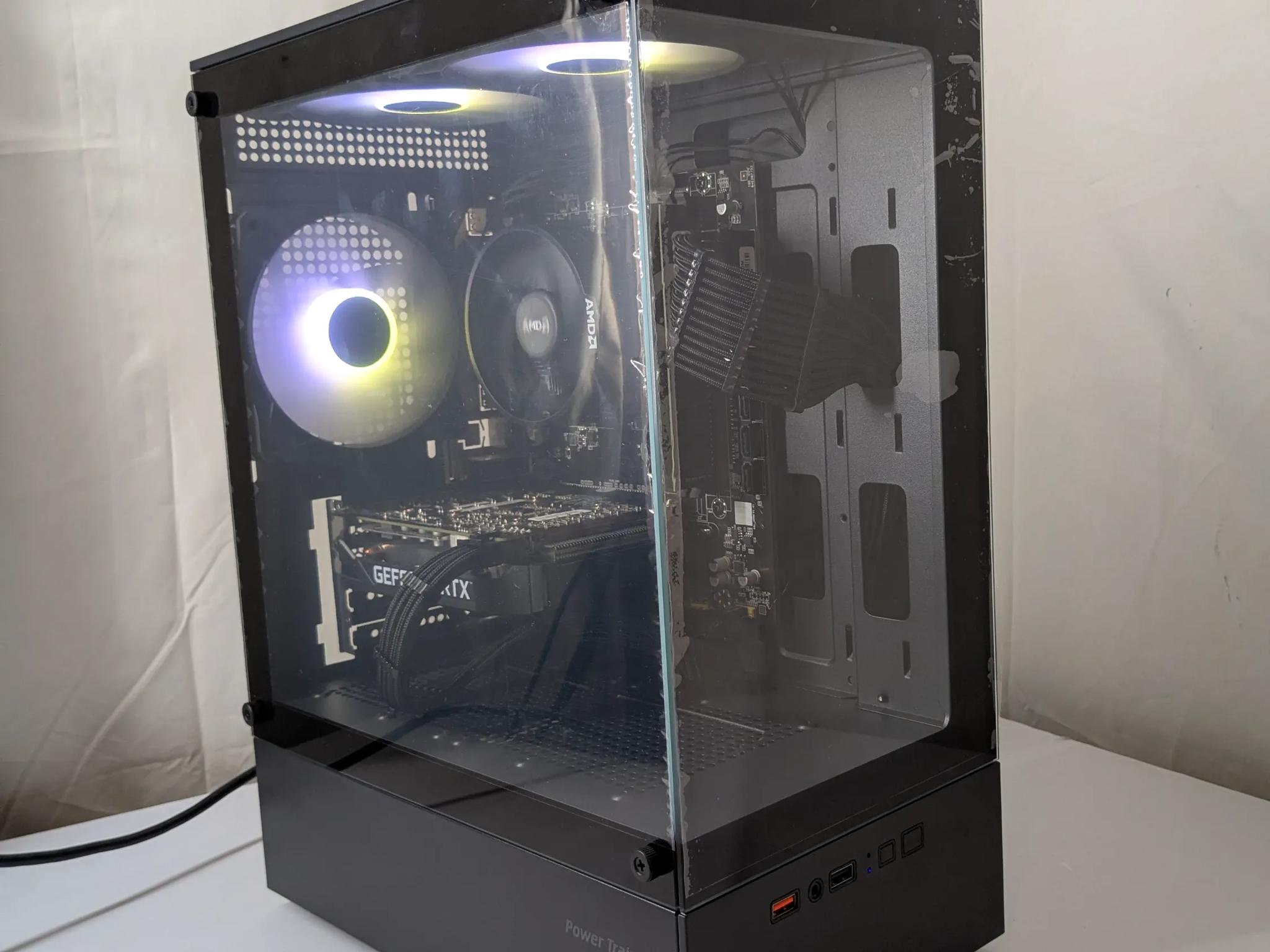 All Black Gaming PC – Ryzen 5 + RTX 2060 – 16GB RAM – 500GB NVMe