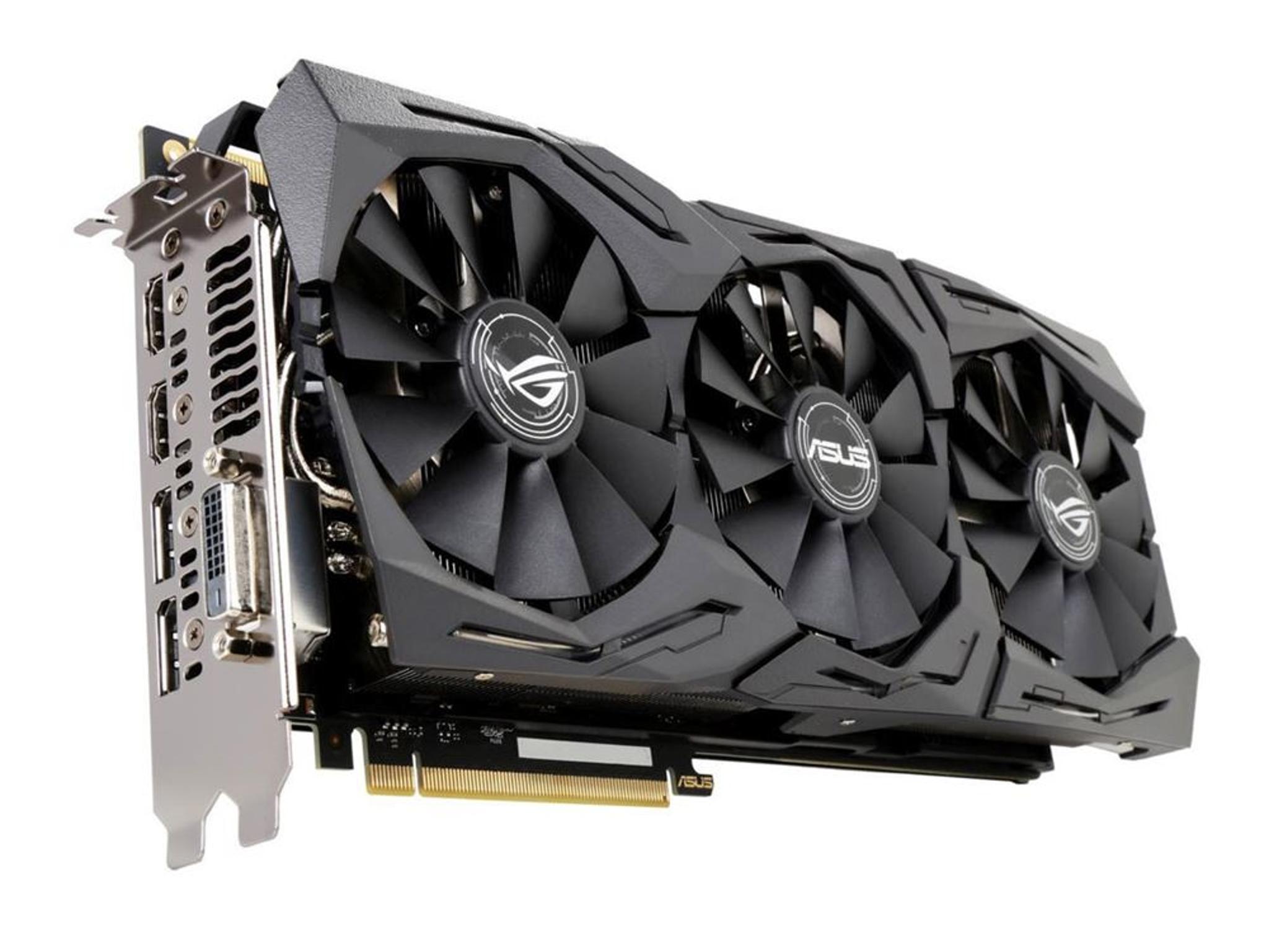 ASUS ROG STRIX GeForce GTX 1080 Ti Gaming Overclocked Triple-Fan 11GB GDDR5X PCIe Graphics Card