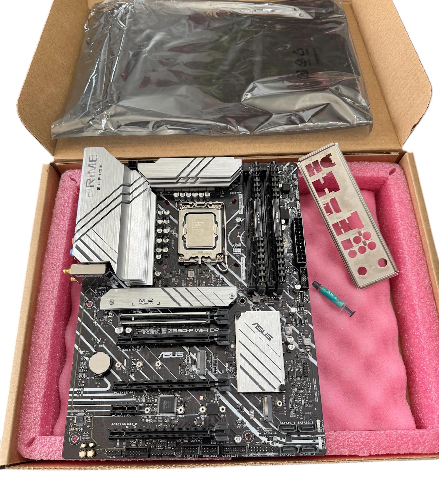 Intel i7 12700K | ASUS Prime Z790-V WiFi Intel LGA 1700 | 32Gb DDR4 | Bundle