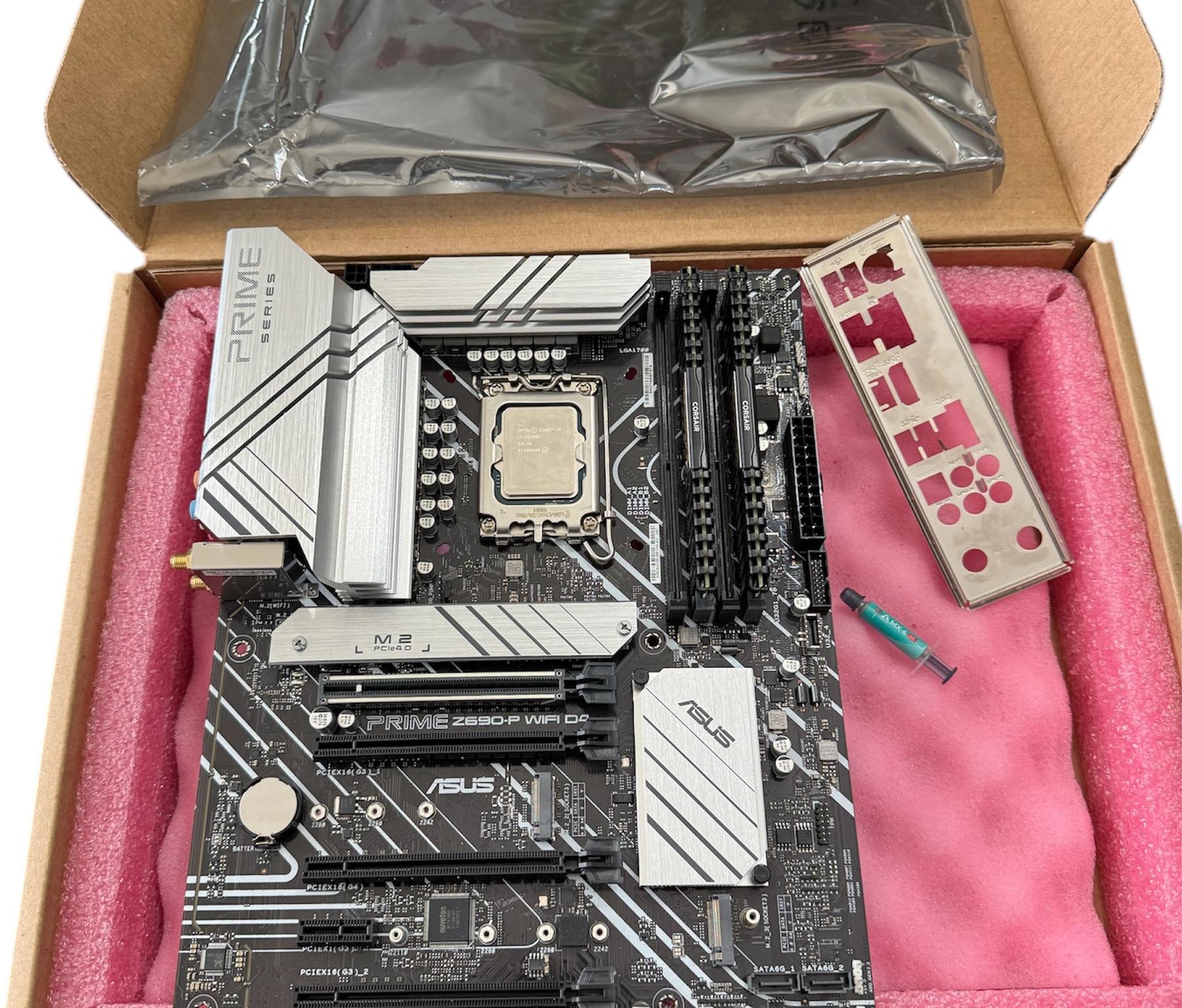 Intel i7 12700K | ASUS Prime Z790-V WiFi Intel LGA 1700 | 32Gb DDR4 | Bundle