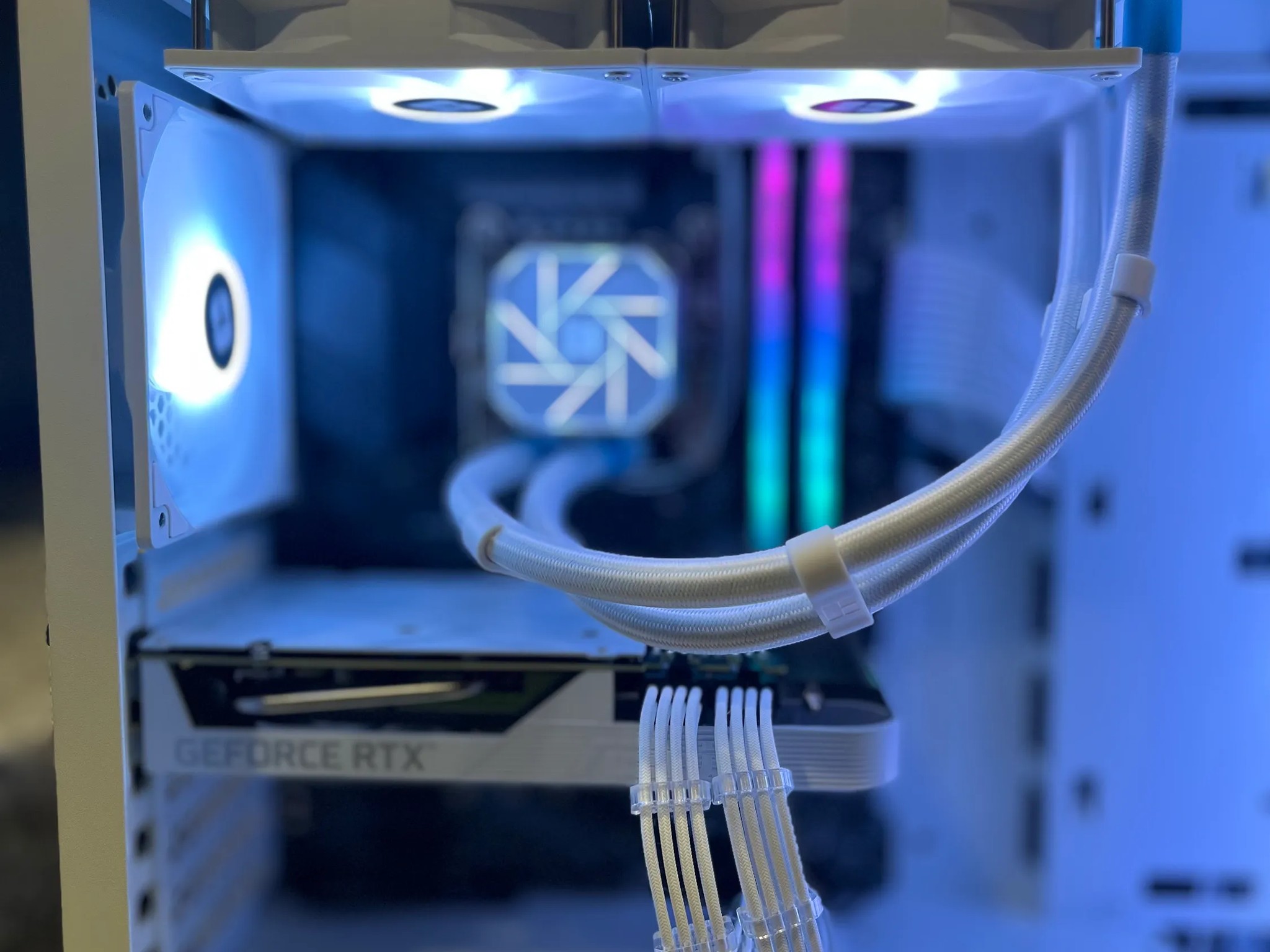 White RGB Gaming PC: i7-10700KF, ASUS RTX 3060 Ti OC 8 GB Graphics Card, 32GB Of Ram & 1TB NVME