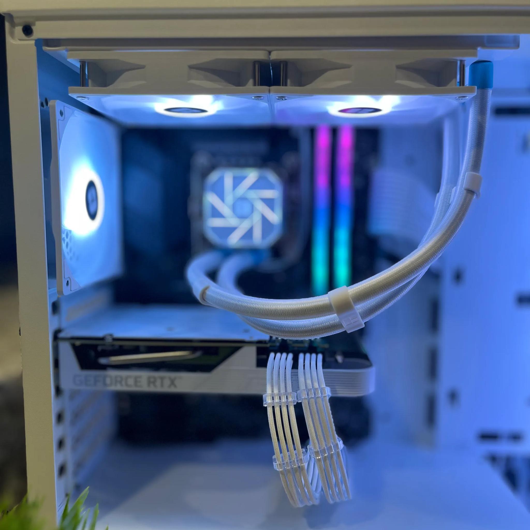 White RGB Gaming PC: i7-10700KF, ASUS RTX 3060 Ti OC 8 GB Graphics Card, 32GB Of Ram & 1TB NVME