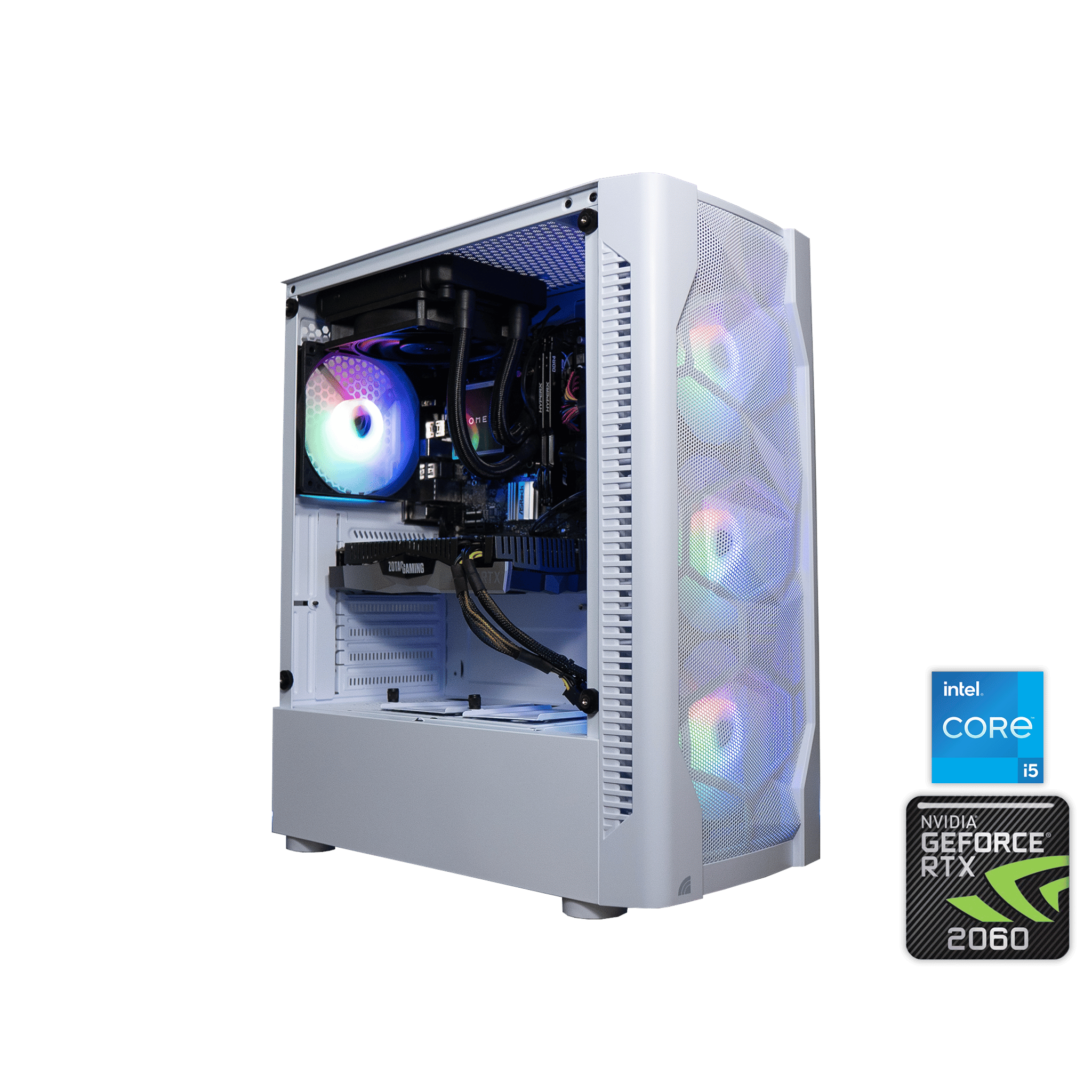 🌨🍬 | ZOTAC RTX 2060 | INTEL i5 10400F | 32GB DDR4 RAM | 1.25TB | Arctic Candy