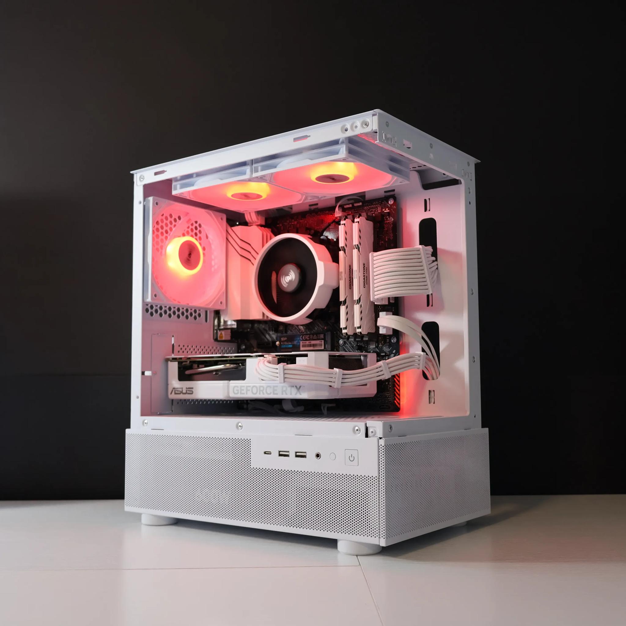 🧊FROSTED🧊 Gaming PC | AMD Ryzen 5 5500 | 32GB | RTX 4060 | 1TB SSD | Win11 PRO | Wi-Fi