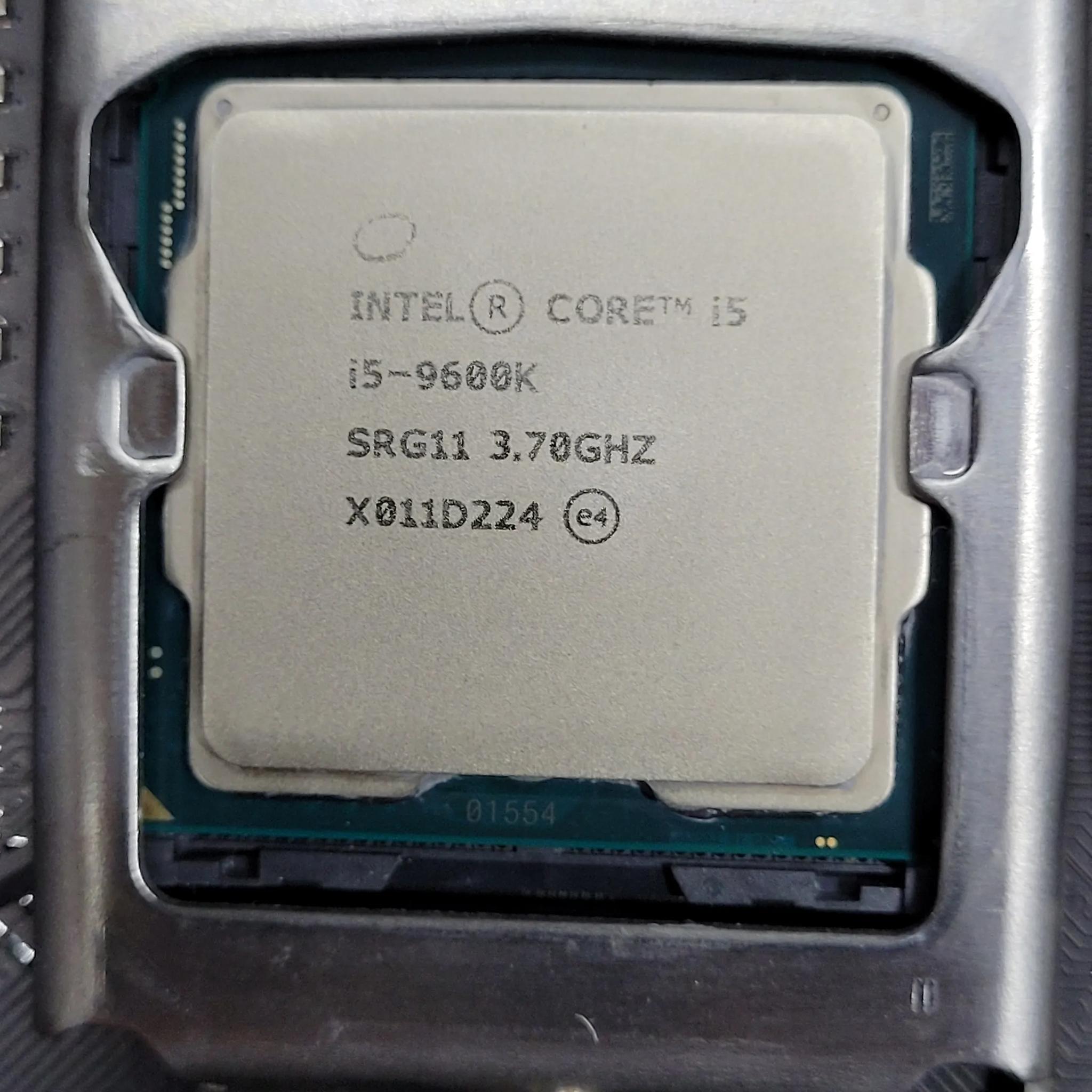 Intel i5-9600k cpu