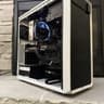 🤍 Minimalist White Gaming PC | RX 6600 + i7-8700 | 16GB RAM | 1TB SSD