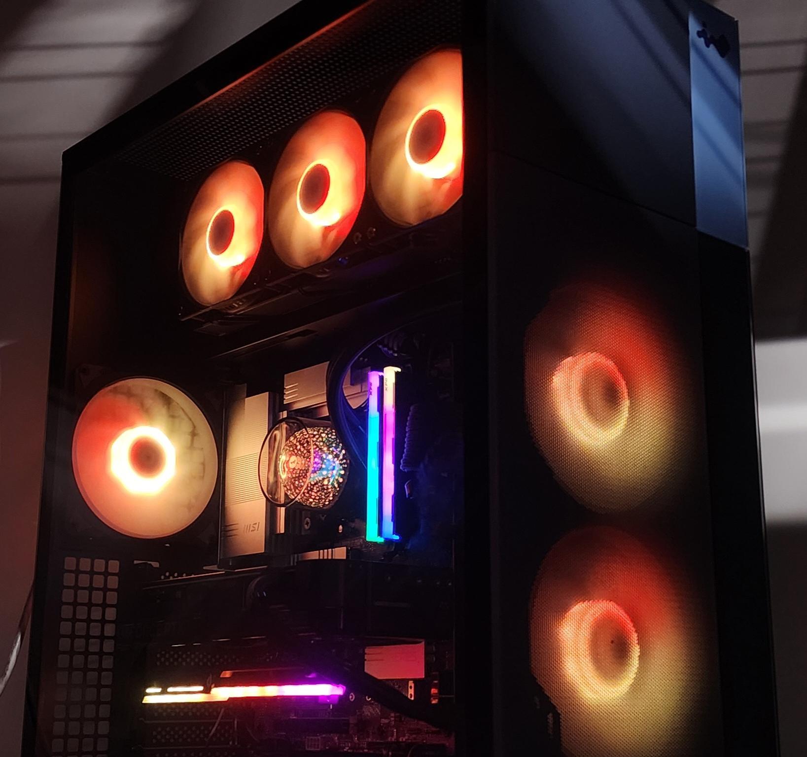 Gaming PC Ultra 7 265K 32GB RAM 1TB SSD RTX 4070 12GB Windows 11 Computer