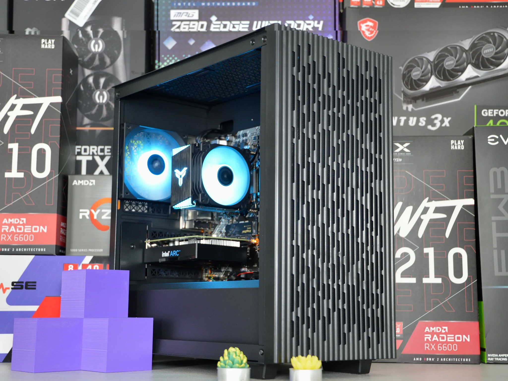 ⚡⚡ | ARC A380 6GB | RYZEN 5 3600 | 16GB DDR4 RAM | 1TB NVME SSD | Electric Arc 2.0 |