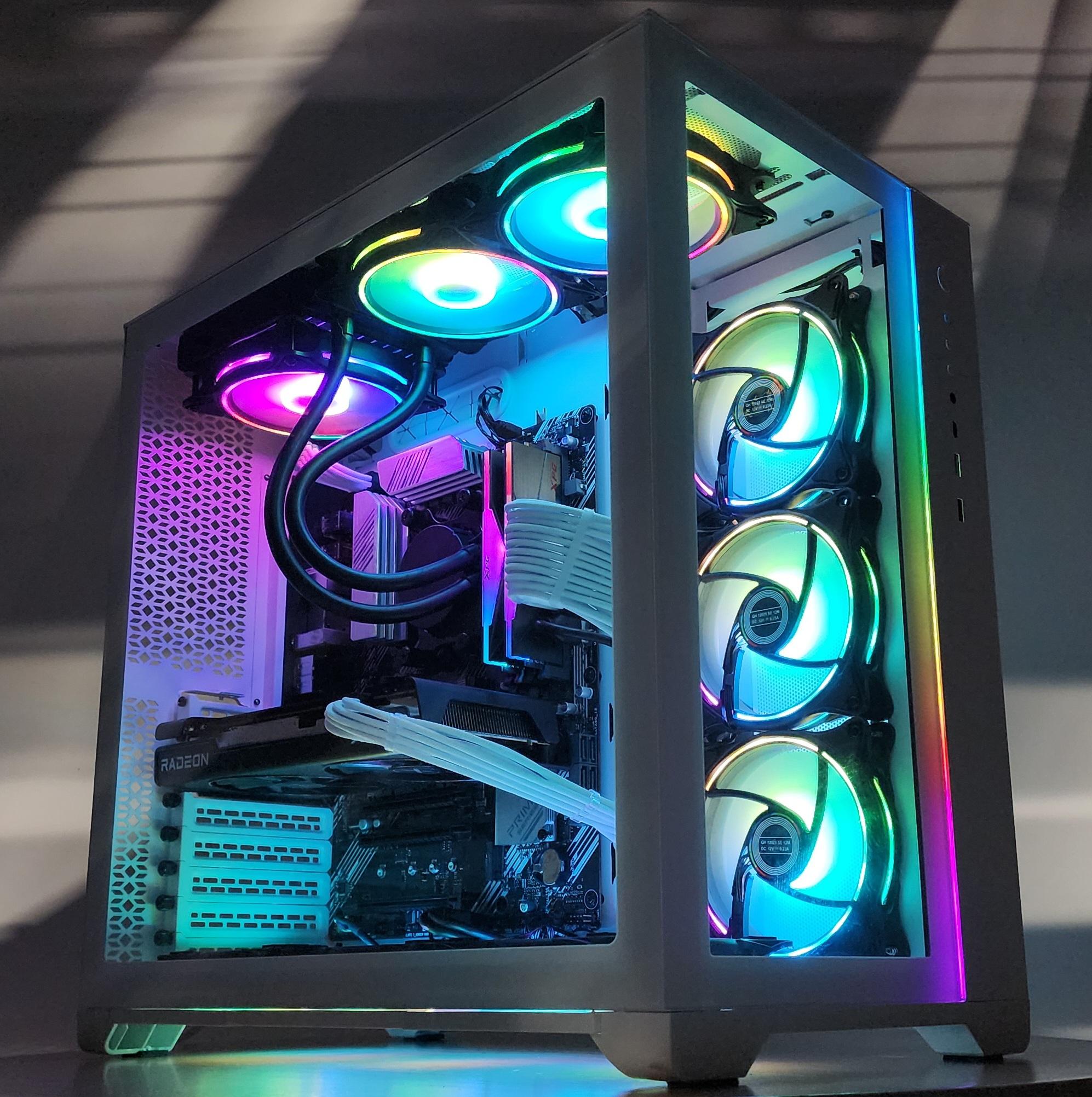 Gaming PC Ryzen 7 3700X 16GB RAM 1TB SSD RX 6600 XT 8GB Windows 11 Computer