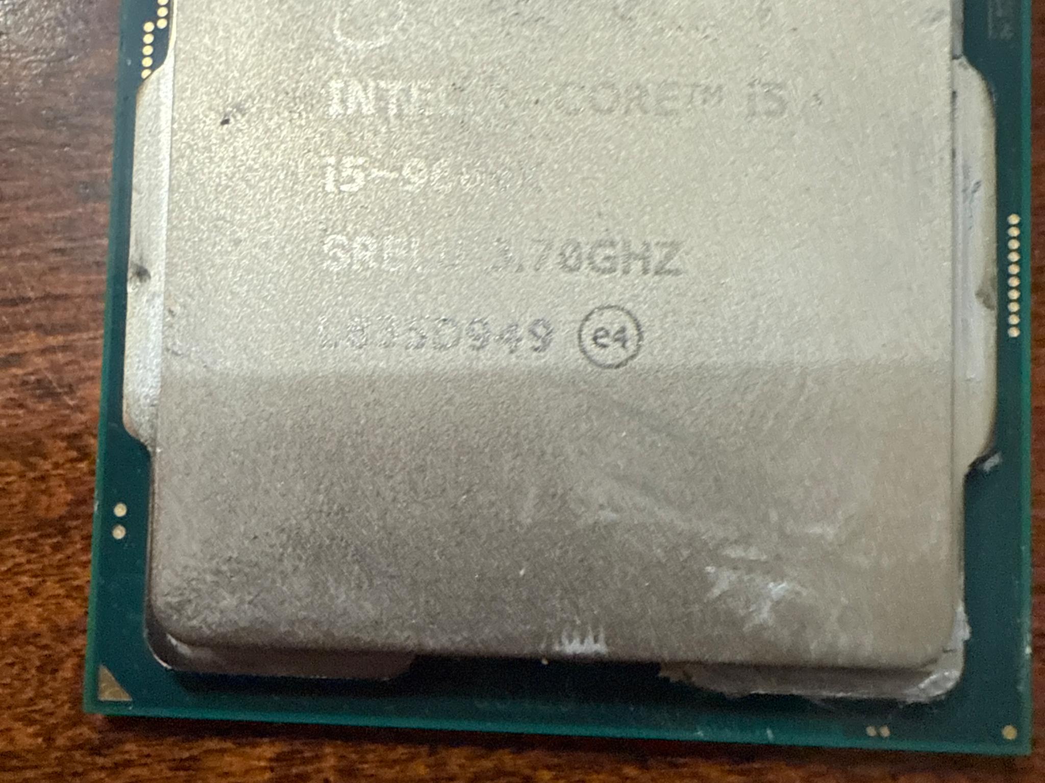 Intel i5-9600k