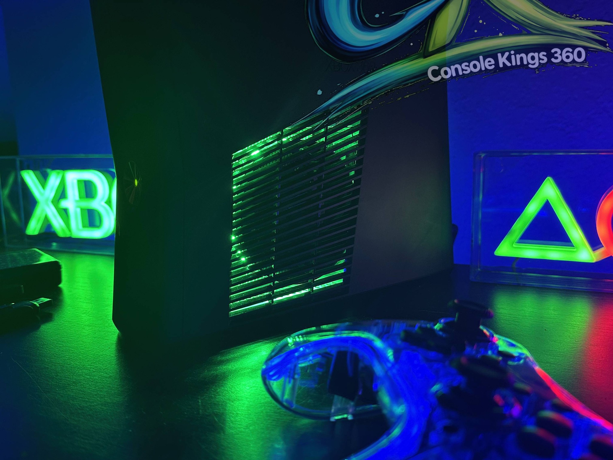 Xbox 360 Slim - RGH3  - Custom LEDs