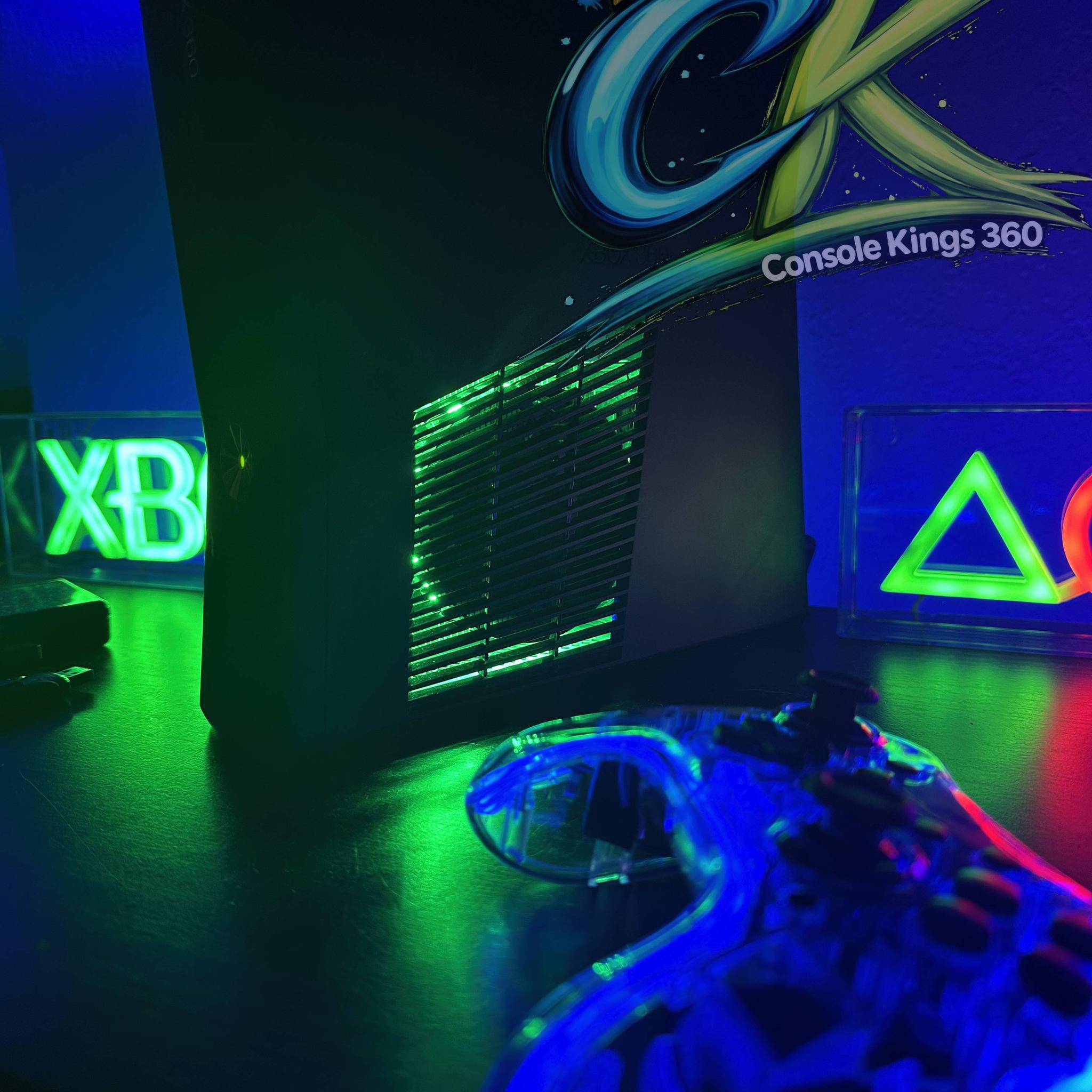 Xbox 360 Slim - RGH3  - Custom LEDs