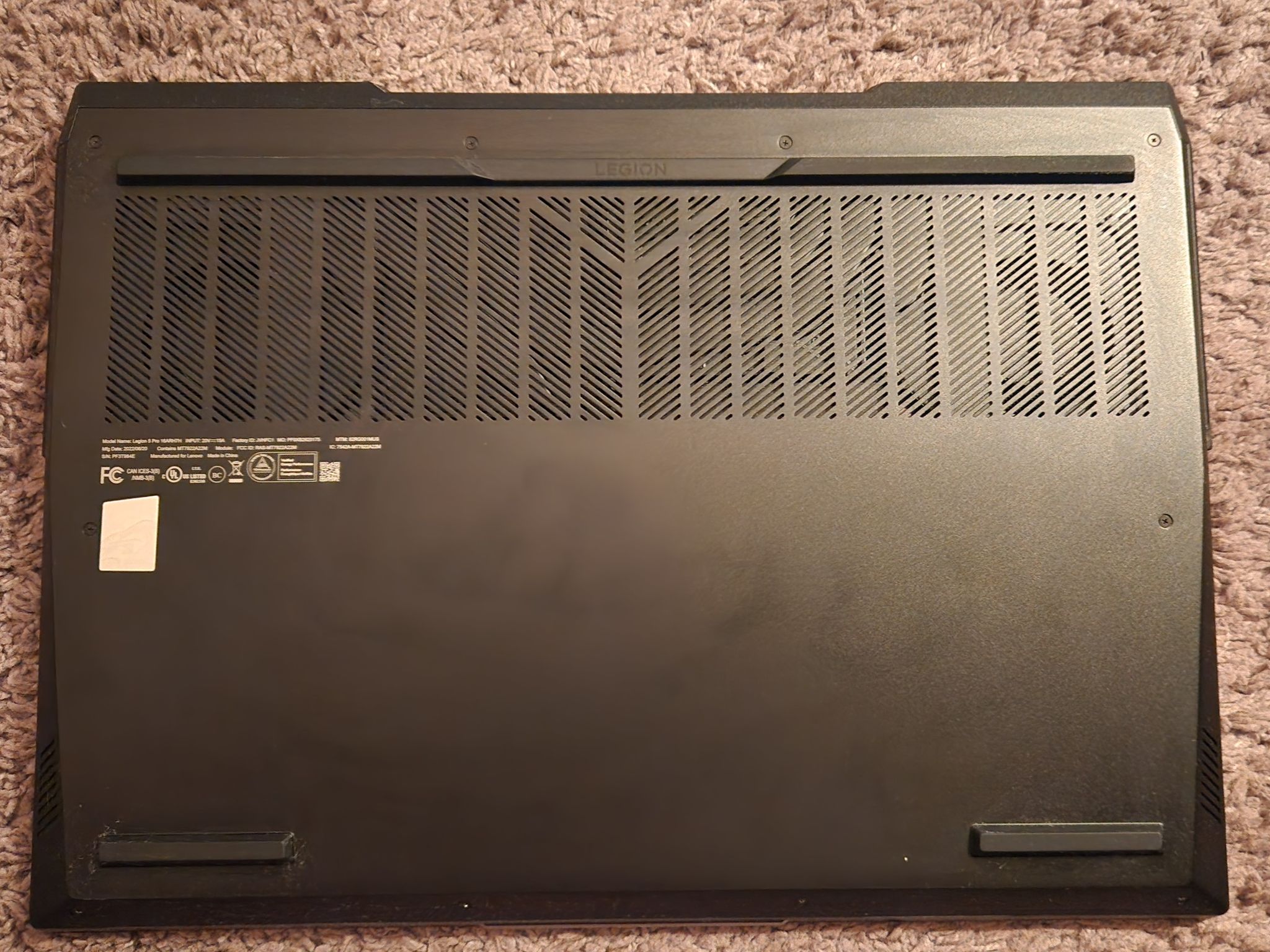 Lenovo Legion 5 Pro 16ARH7H /Gaming Laptop/ RTX 3070ti/AMD Ryzen 7 6800H 3.2GHz/16GB DDR5 RAM/165Hz