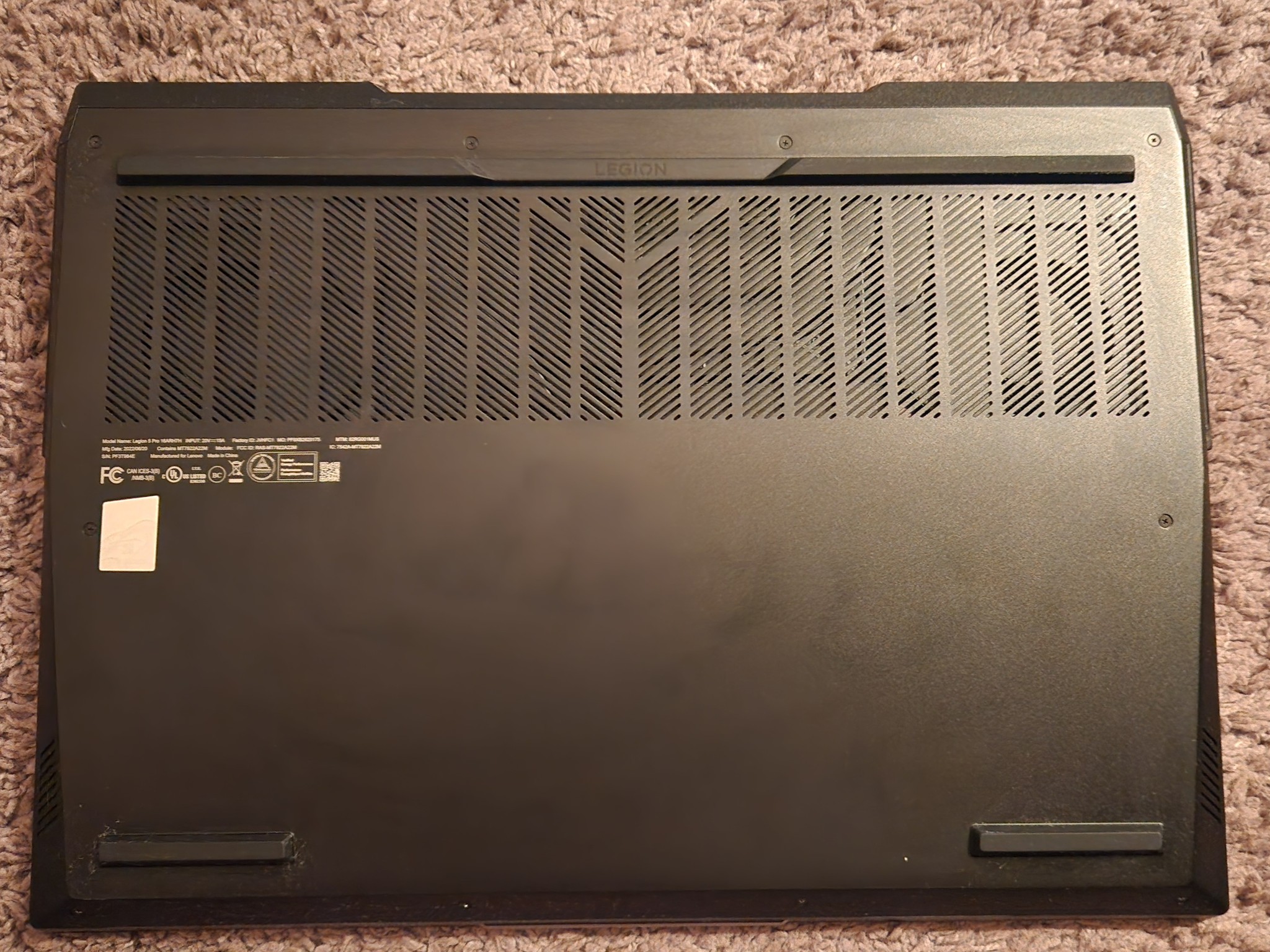Lenovo Legion 5 Pro 16ARH7H /Gaming Laptop/ RTX 3070ti/AMD Ryzen 7 6800H 3.2GHz/16GB DDR5 RAM/165Hz
