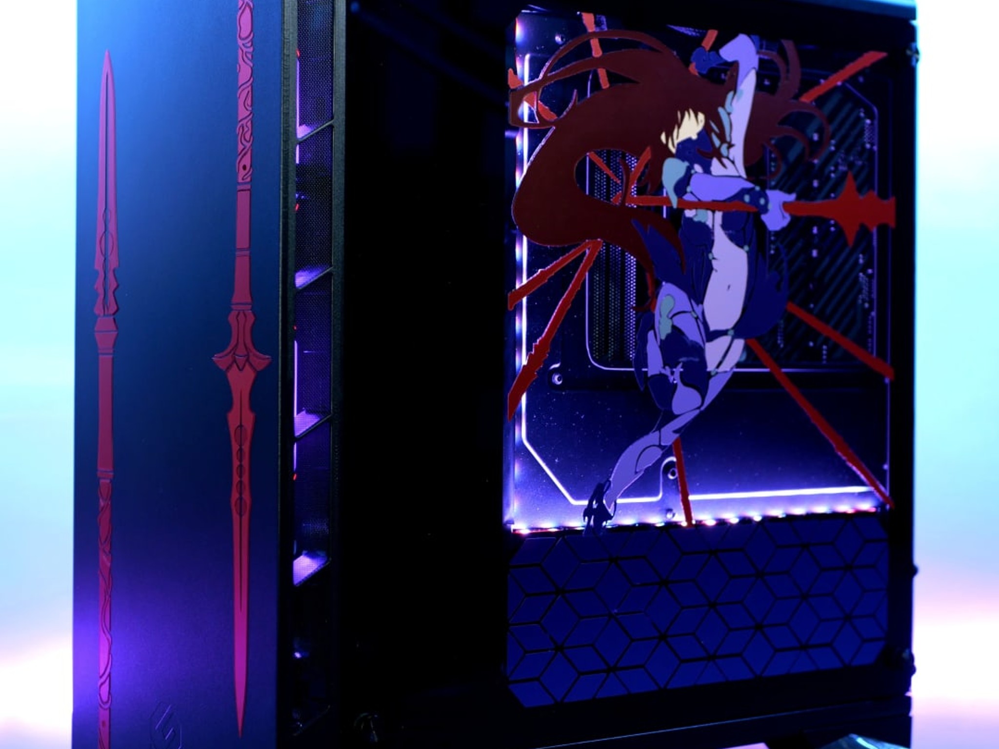 Scathach | RTX 3060, Ryzen 5 5500 FGO theme pc build