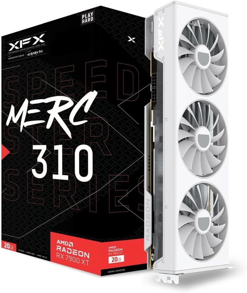 XFX Speedster MERC310 AMD Radeon RX 7900XT  20GB GDDR6 ( WHITE🤍)