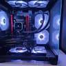 Dark Side Liquid cooled RIG Intel inte 14 Core / 32GB DDR4 / 1TB SSD / RTX 4060 TI