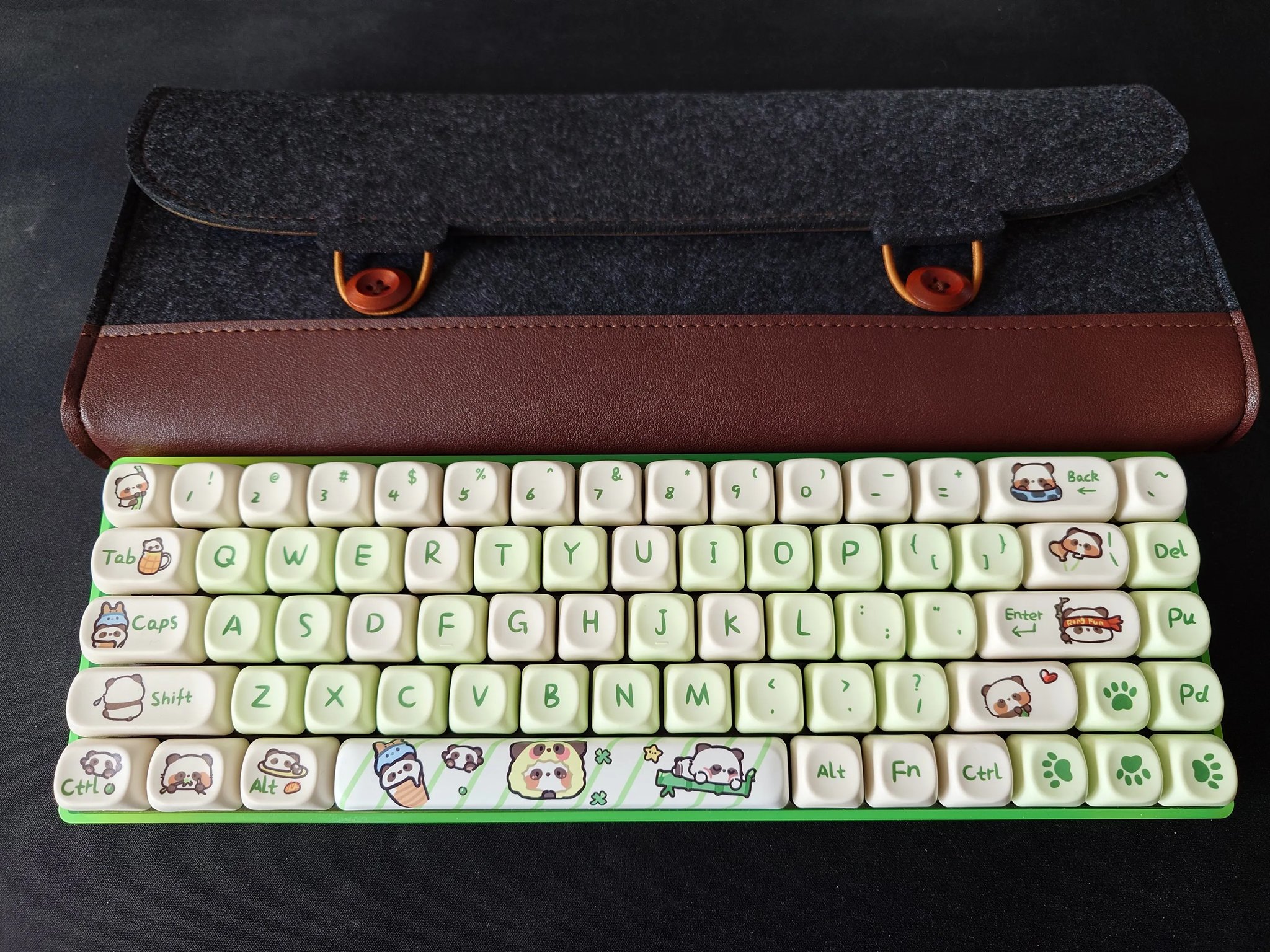 Matcha Panda: 65% Custom Keyboard